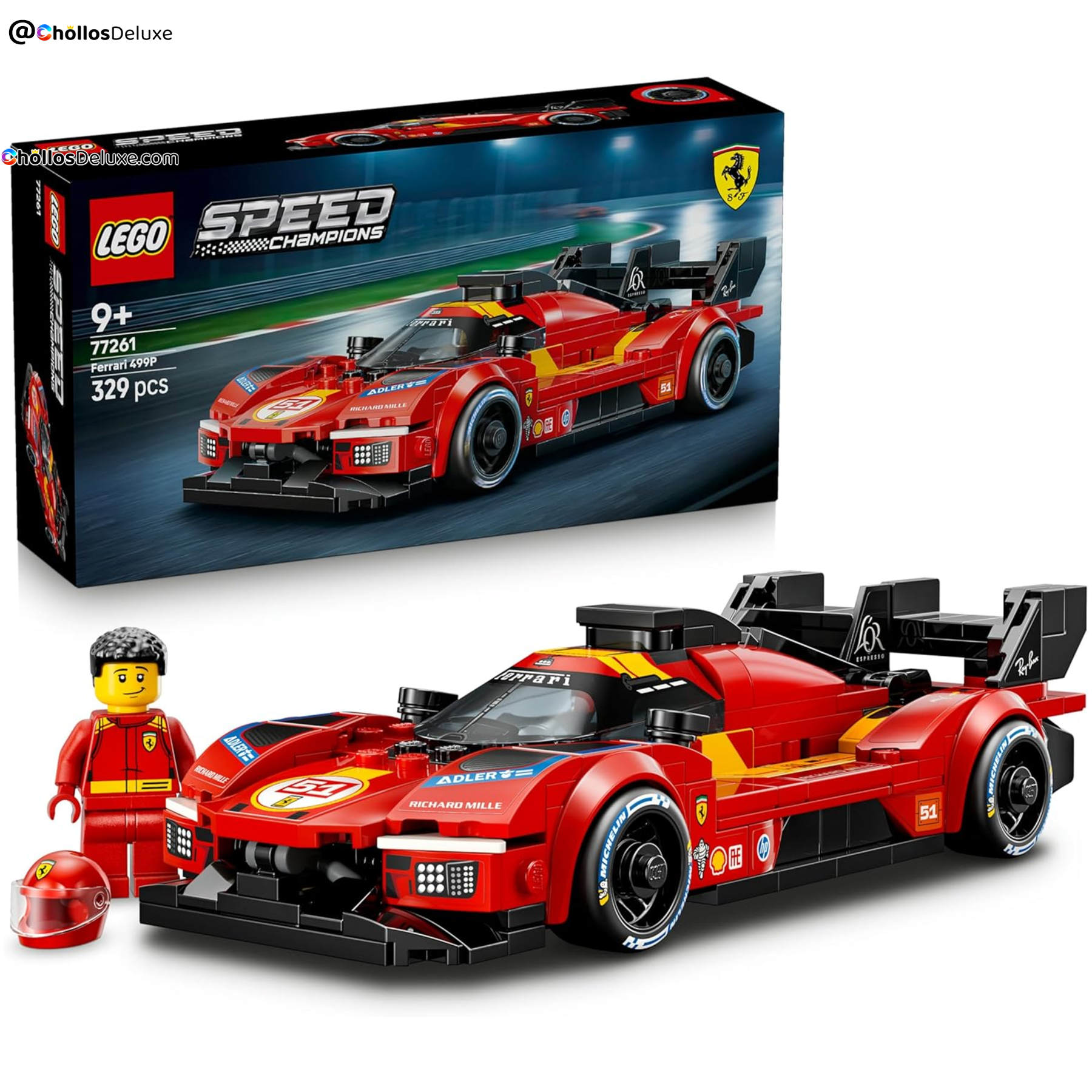 Lego Ferrari 499P Coche Speed Champions
