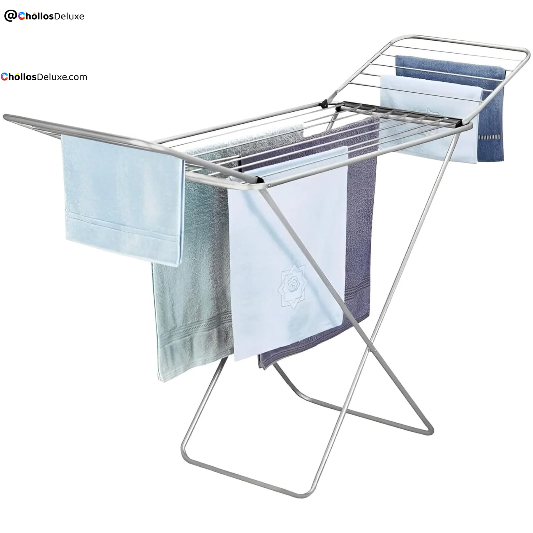 Tendedero Plegable de Metal con Alas