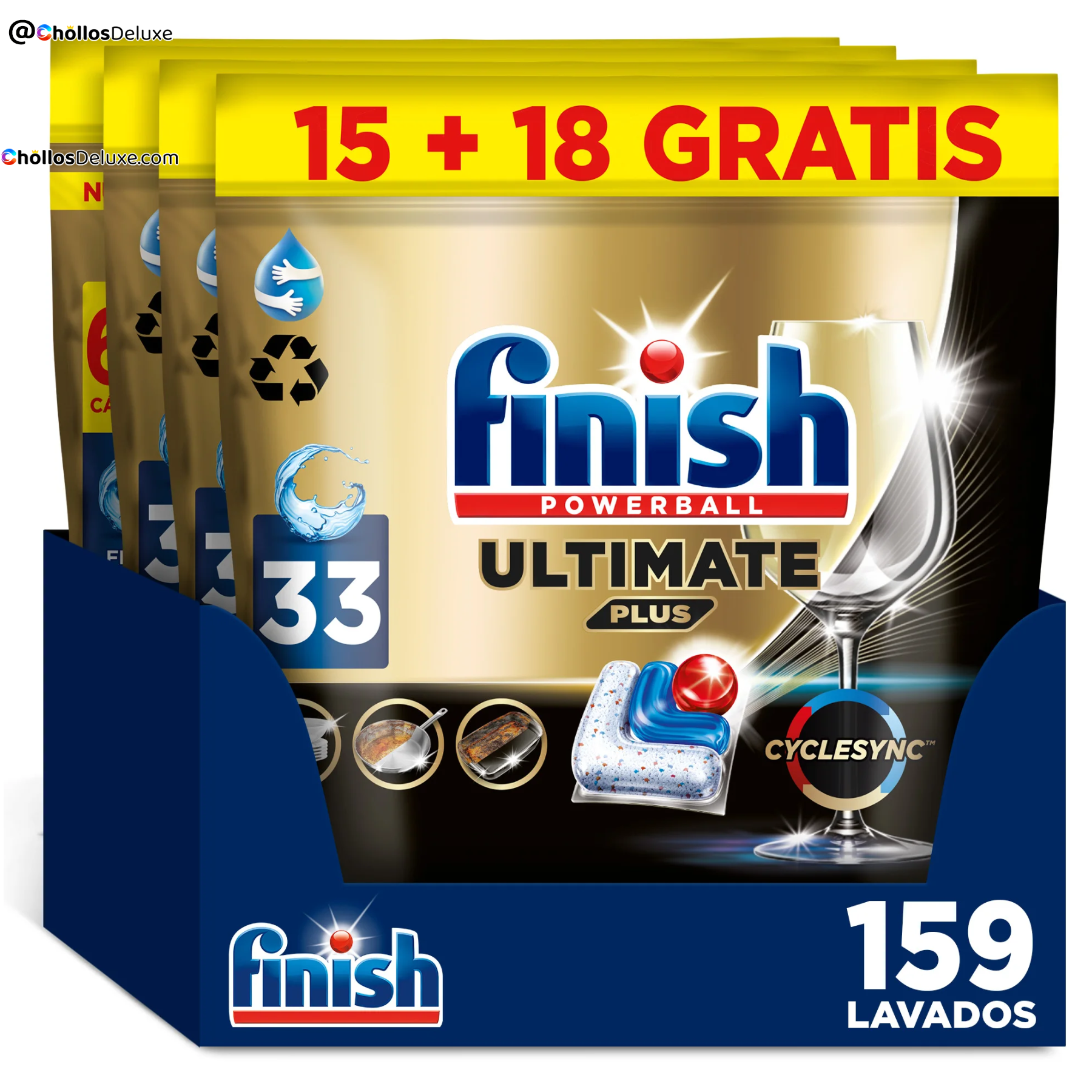 99x Finish Ultimate Plus Pastillas Lavavajillas