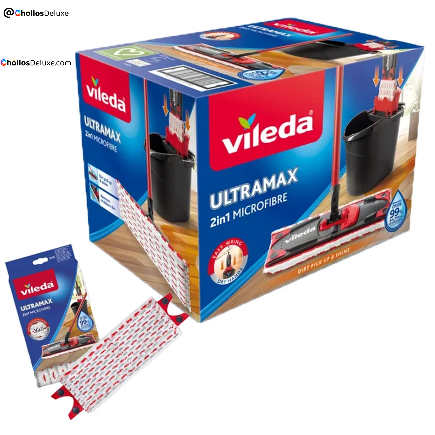 Vileda Ultramax Mopa +Cubo PowerPresse