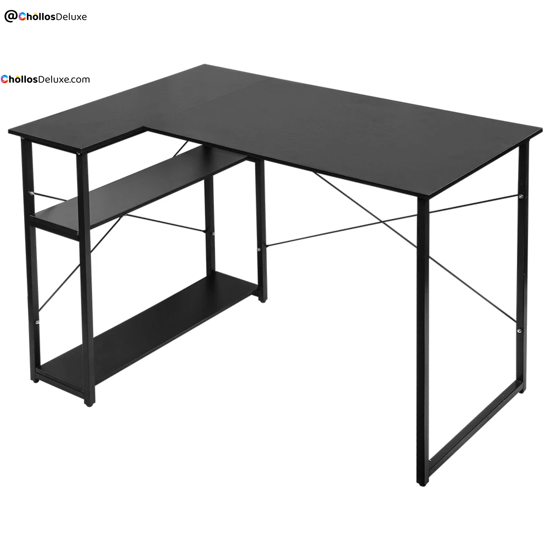 Coleshome Escritorio Gaming en L 100cm