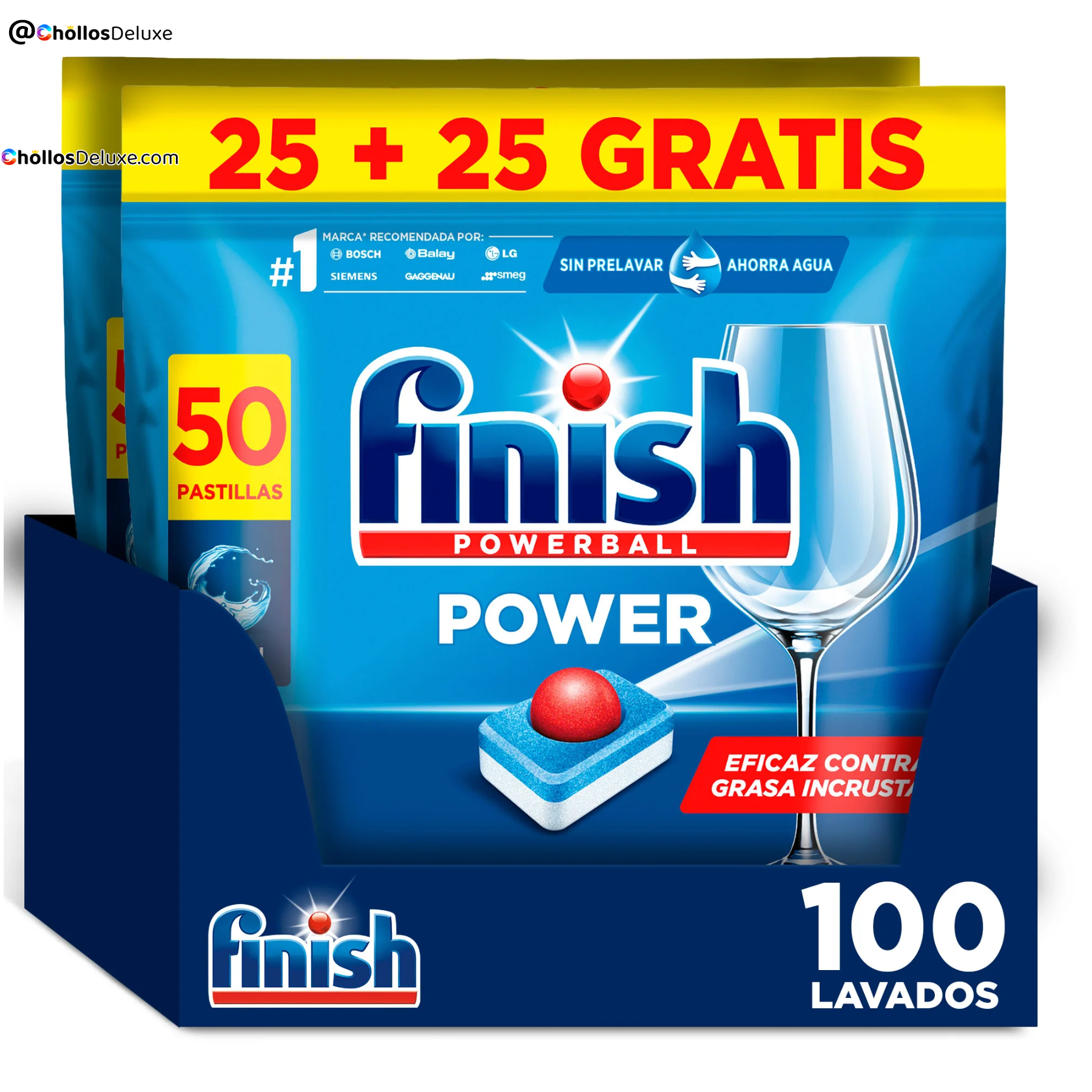 Finish Powerball All in 1 Pastillas Lavavajillas