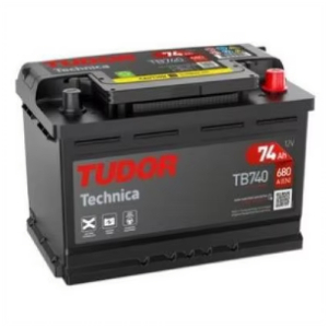 Tudor TB740 Batería Coche 12V 74Ah 680A