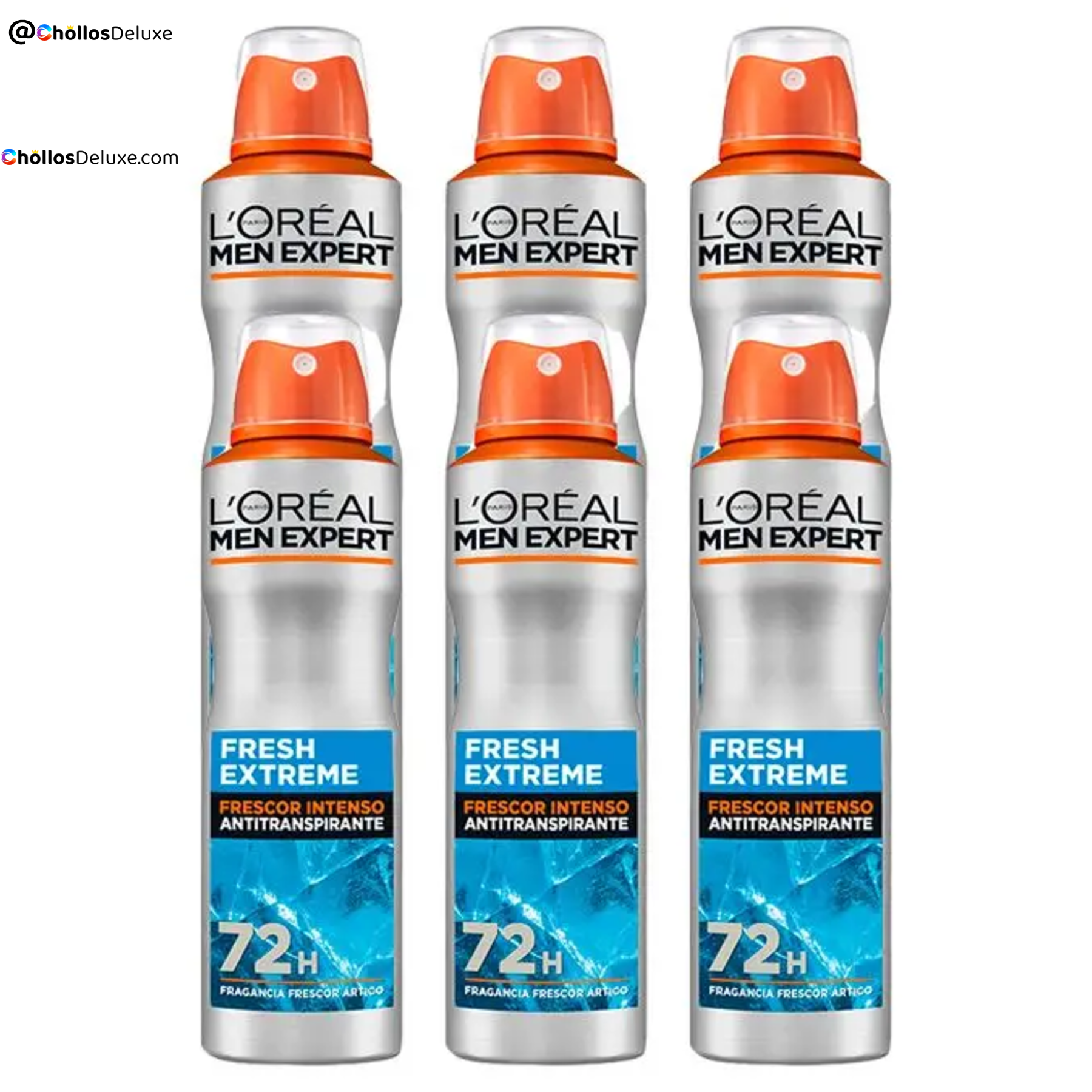 6x L'oreal Men Expert Fresh Extreme Desodorante 72h