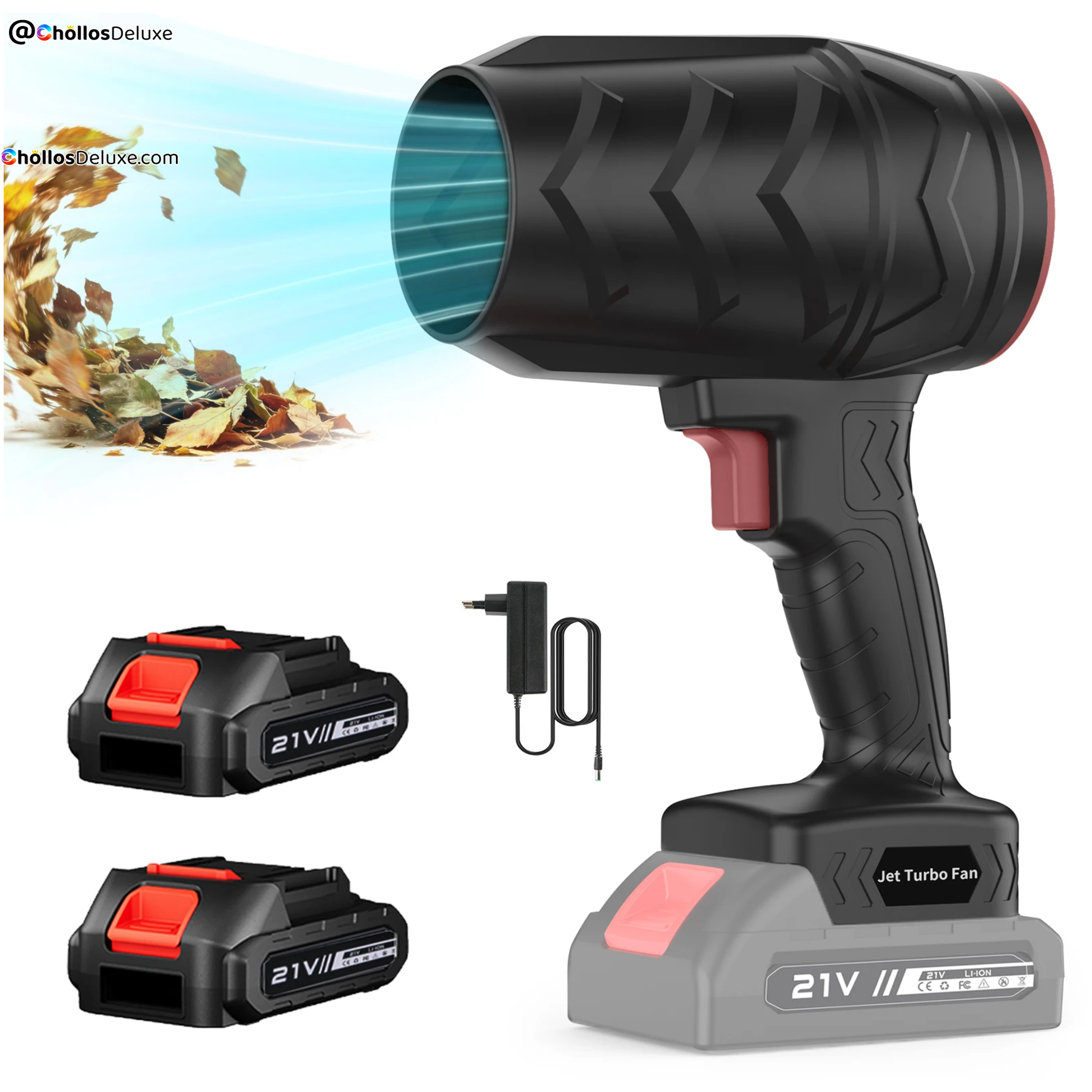 Soplador de Hojas Turbo 120km/h 36000rpm