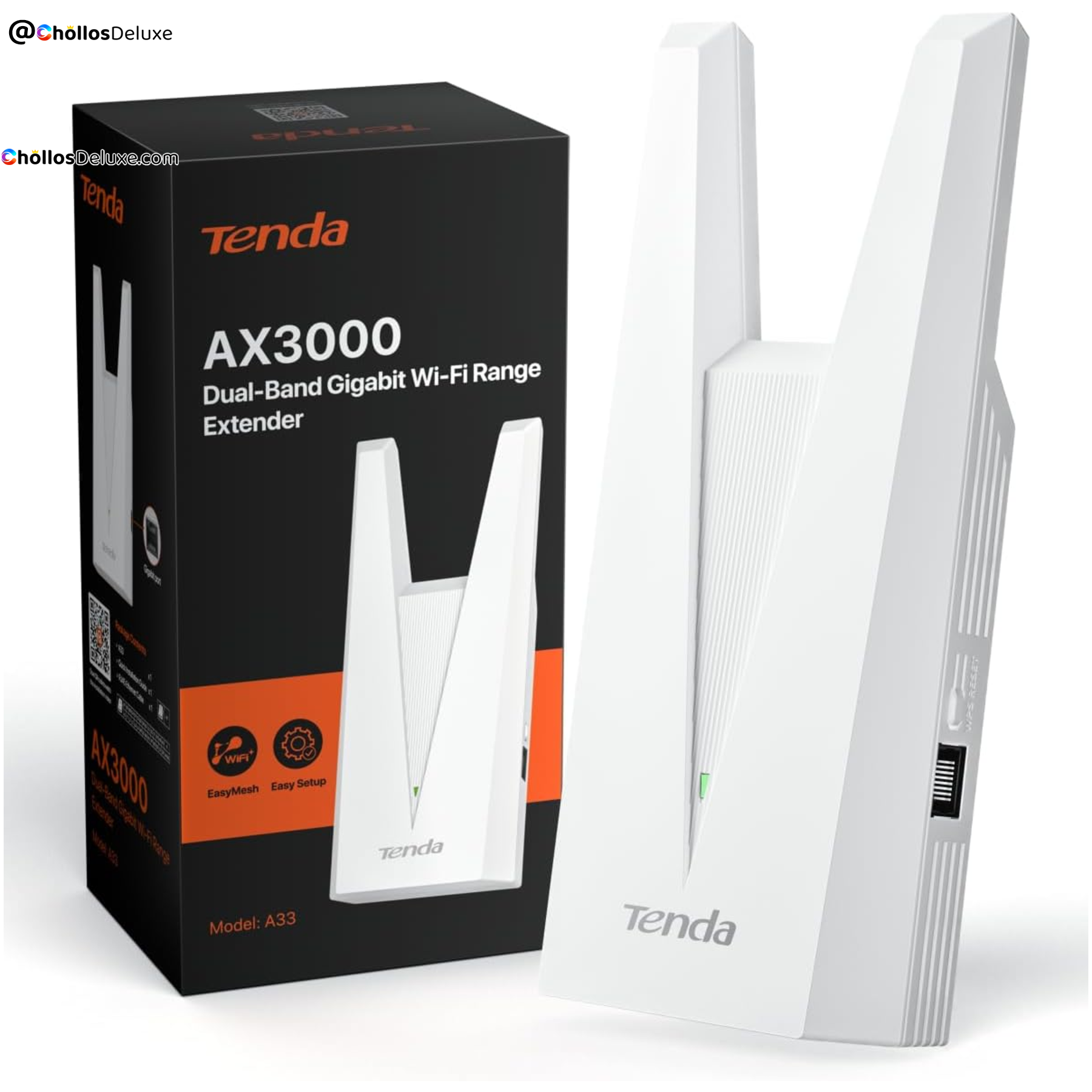 Tenda A33 Repetidor WiFi 6 AX3000
