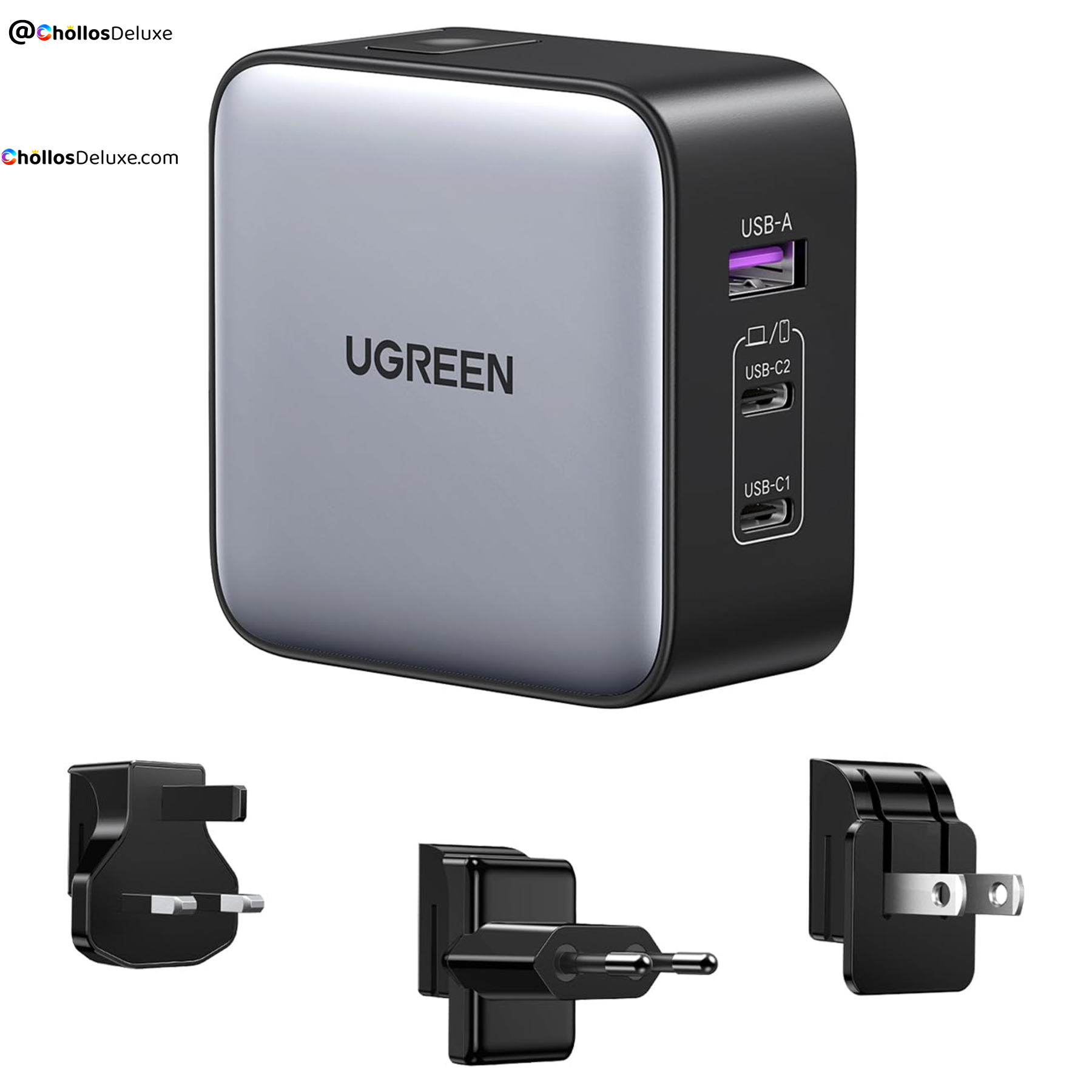 Ugreen Nexode 65W Cargador USB-C de Viaje