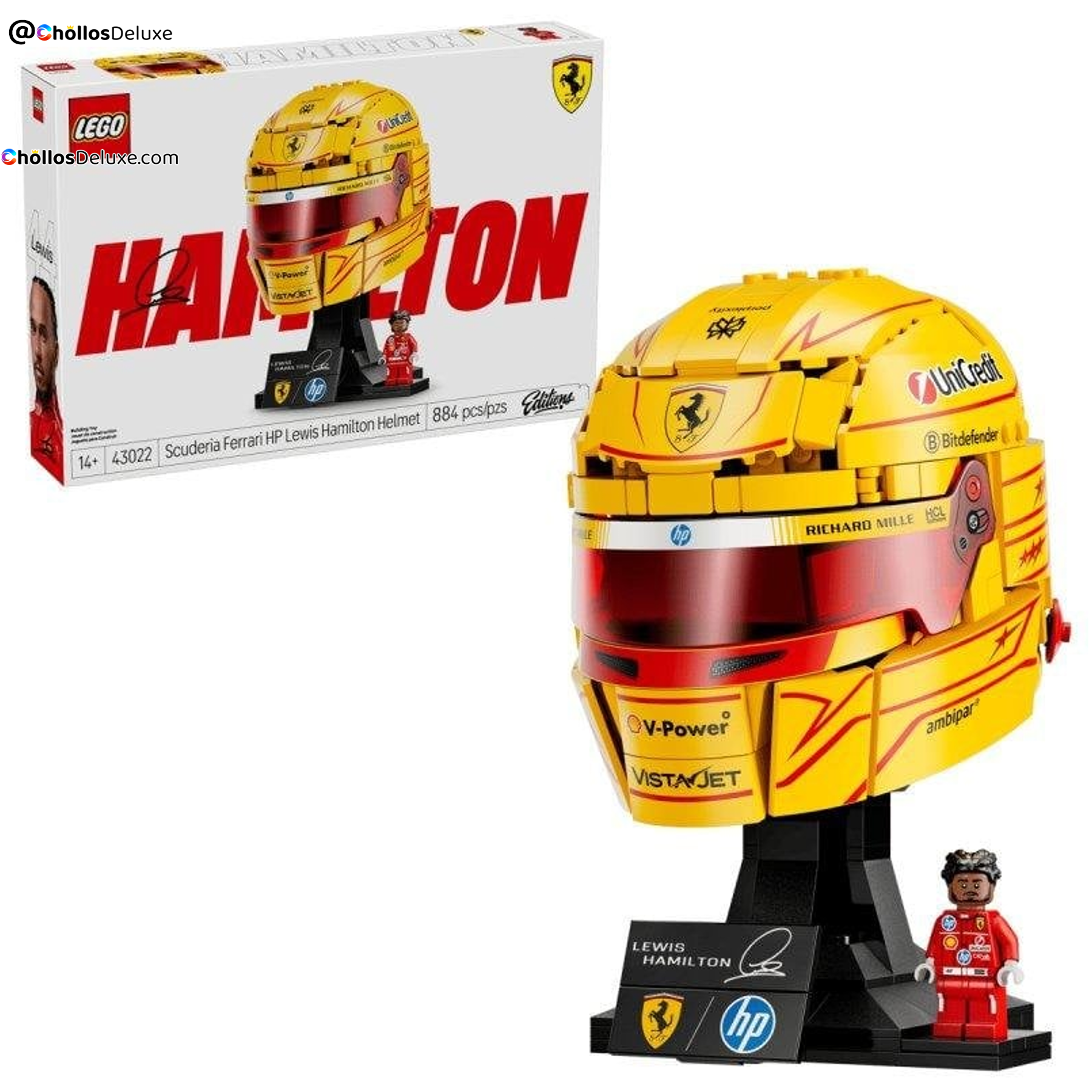 Lego Ferrari Casco Lewis Hamilton