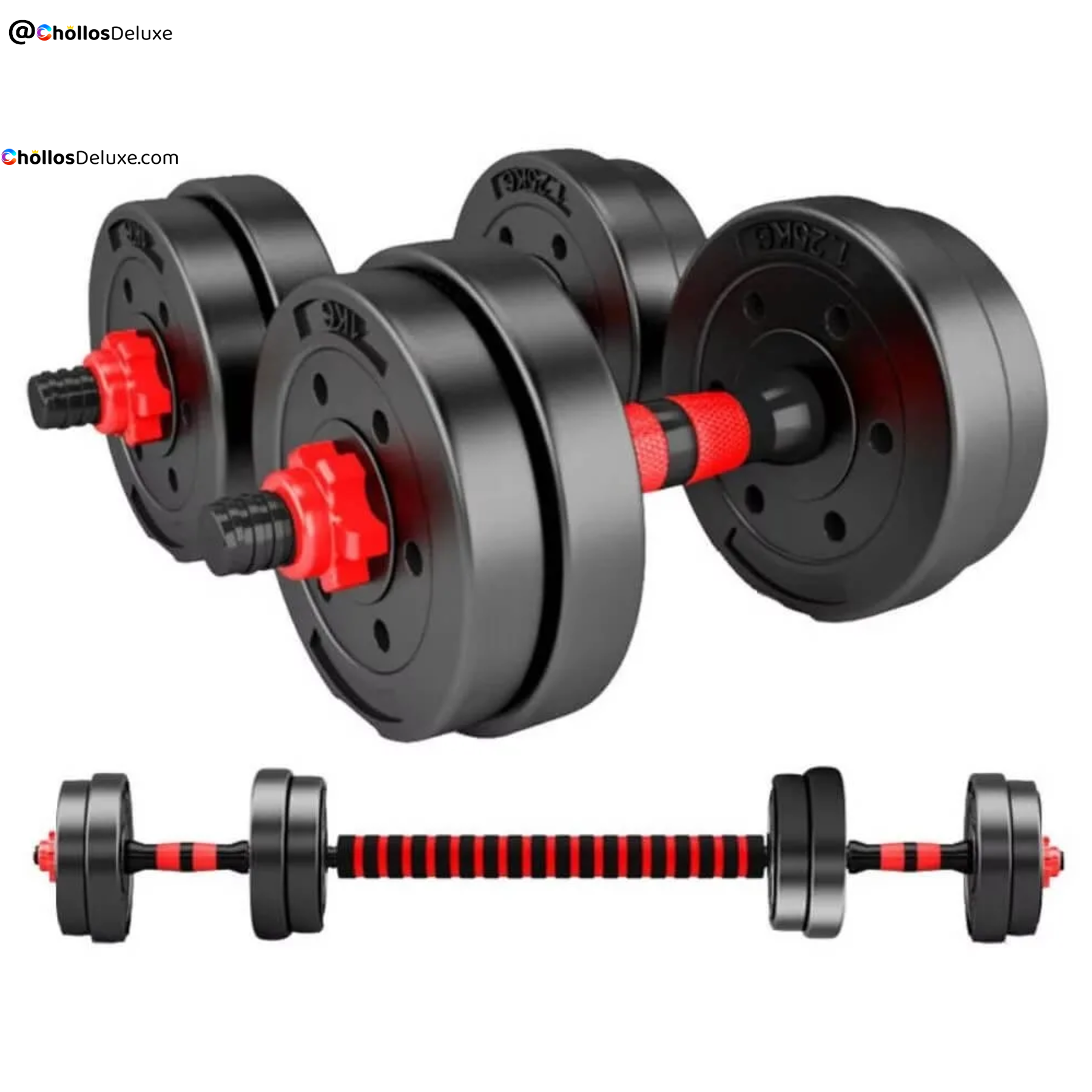 Mancuernas Ajustables 3 en 1 10kg