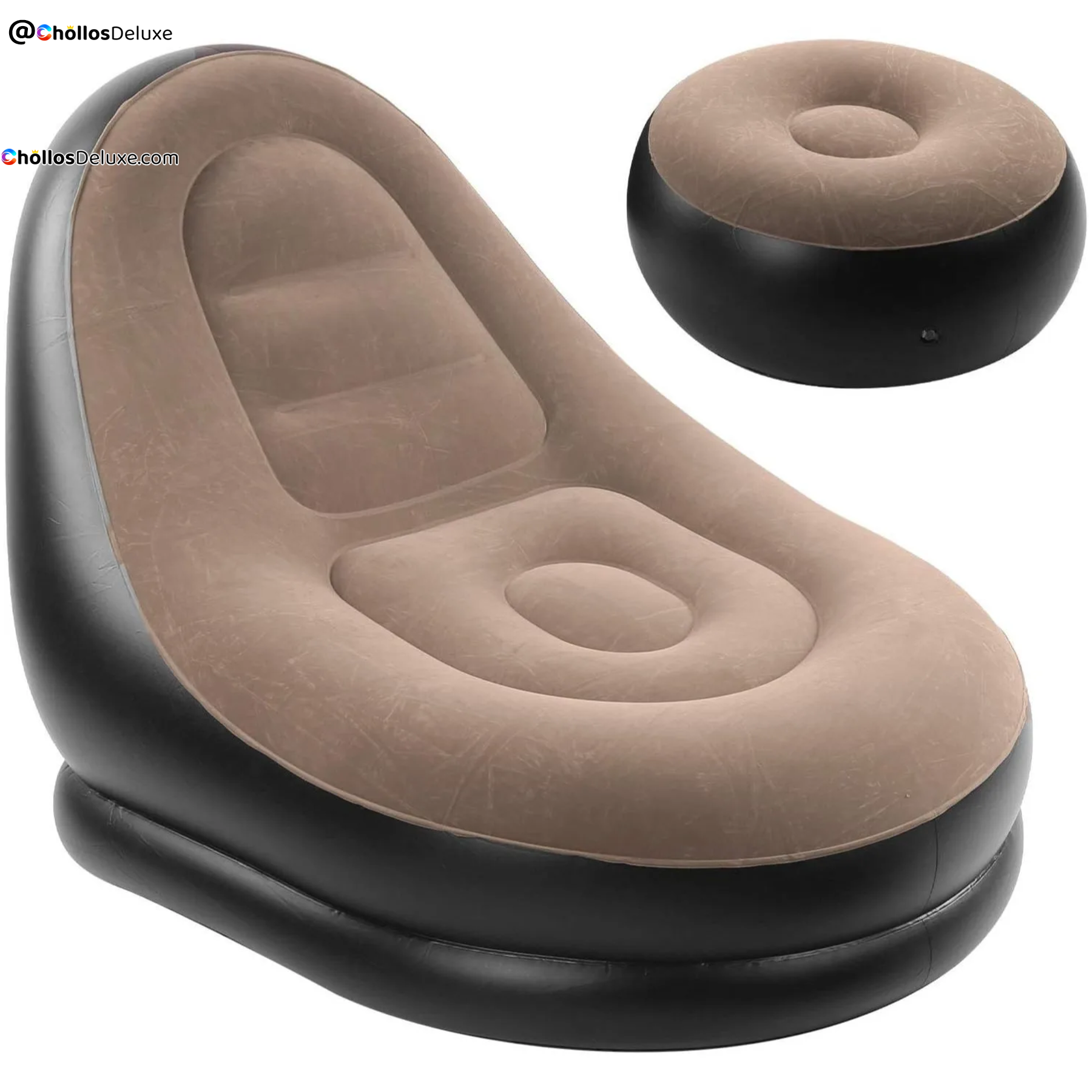 Sofá Hinchable con Reposapiés
