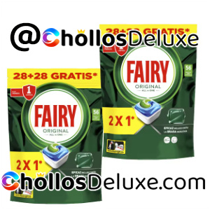 2x Fairy Original 56 Cápsulas Lavavajillas