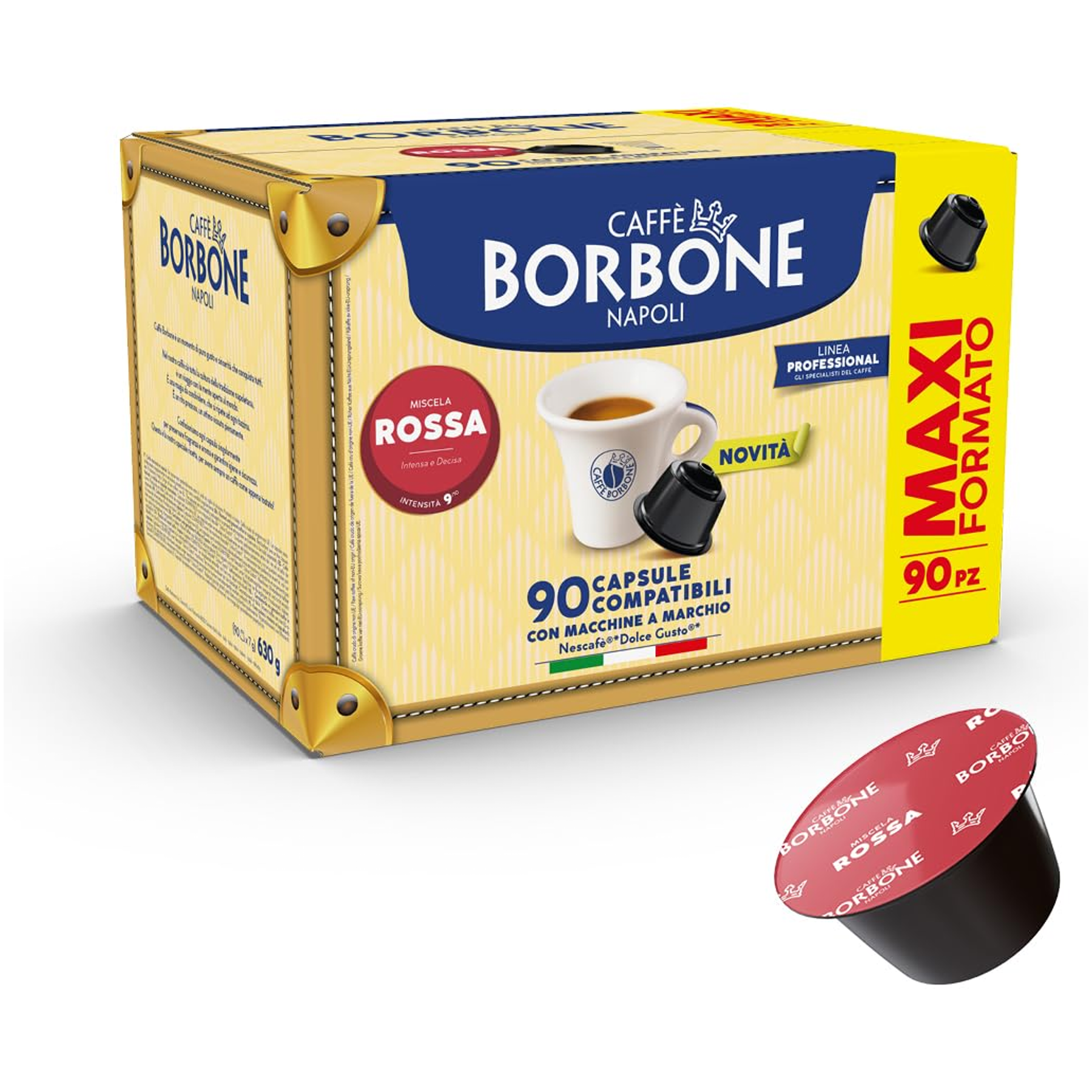 Caffè Borbone Mezcla Roja Cápsulas 90