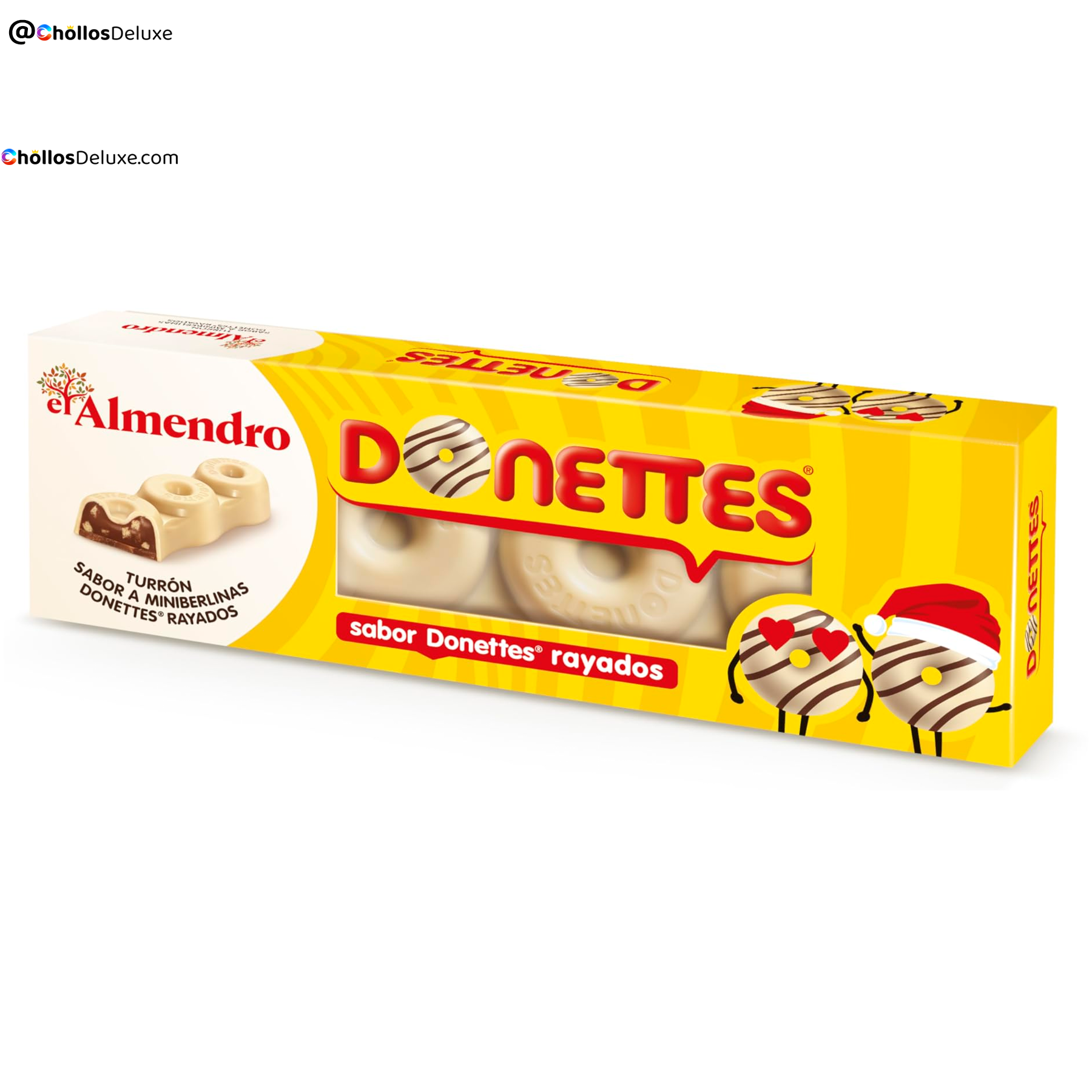 El Almendro Donettes Rayados Turrón 150g