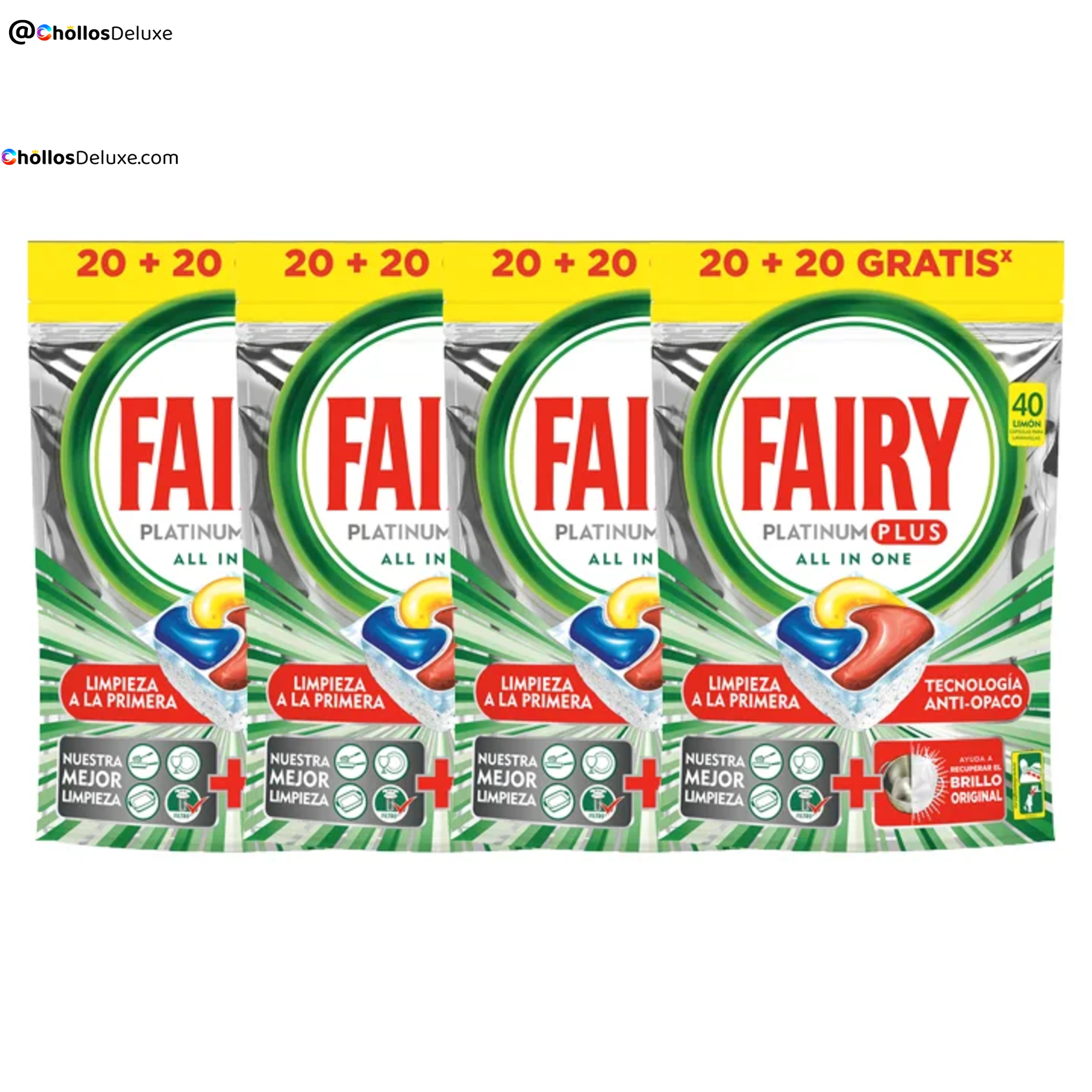 Fairy Platinum Plus 160 Pastillas Lavavajillas