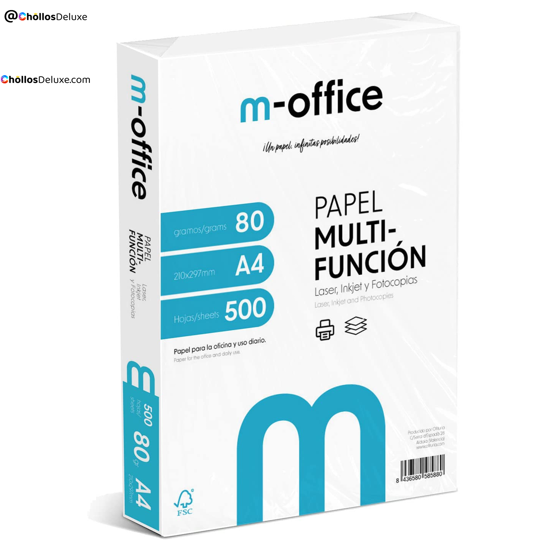 Papel Multifunción A4 80g 500 Hojas