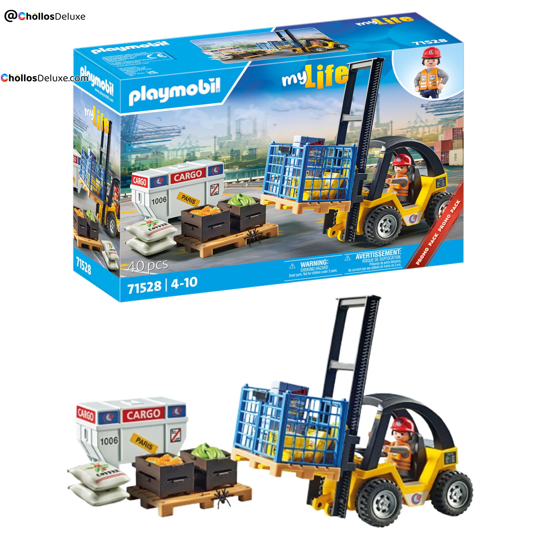 Playmobil 71528 Carretilla Elevadora