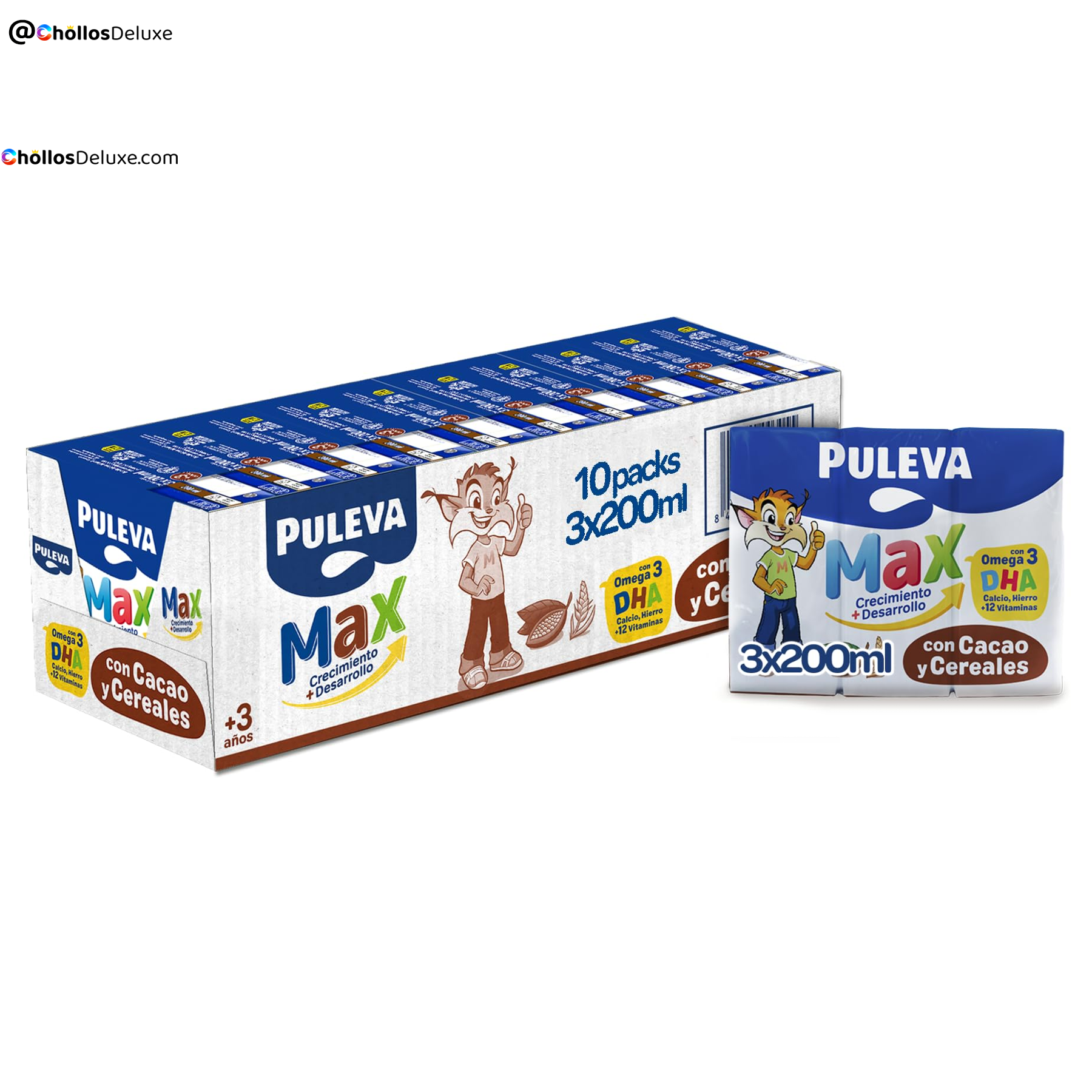 Puleva Max Bebida Láctea Cereales y Cacao