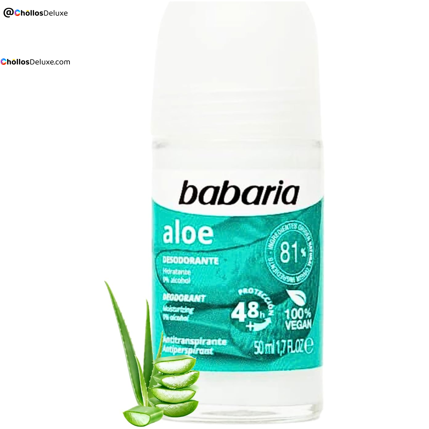 Babaria Aloe Vera Desodorante Roll On 50ml