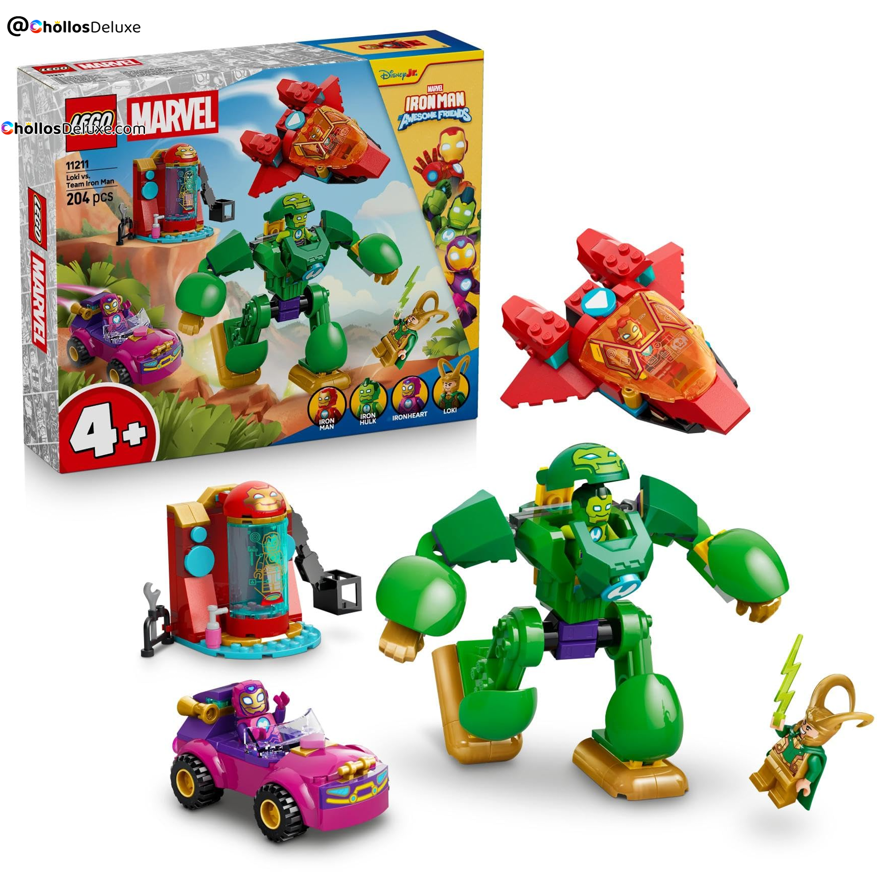 LEGO Loki vs. Equipo Iron Man Set