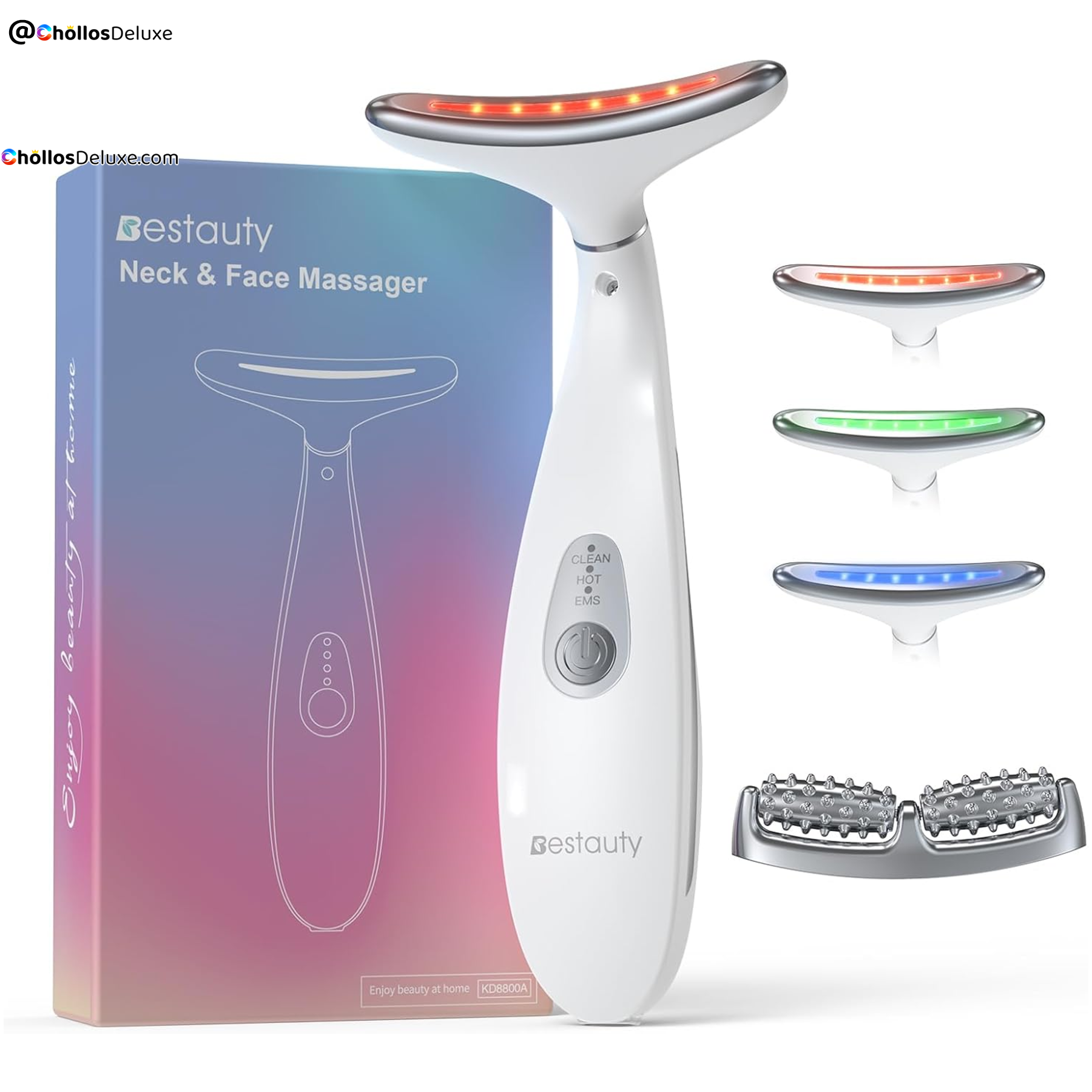 Masajeador Facial 3 Modos LED