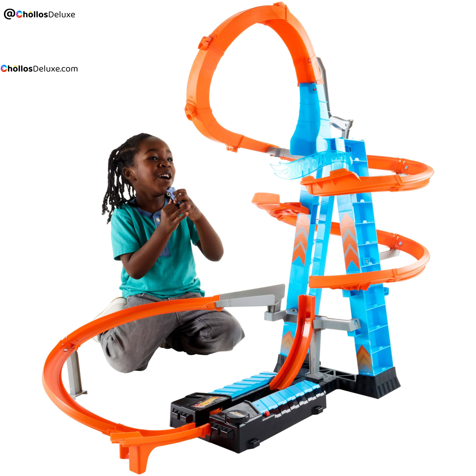 Hot Wheels Sky Crash Tower Pista