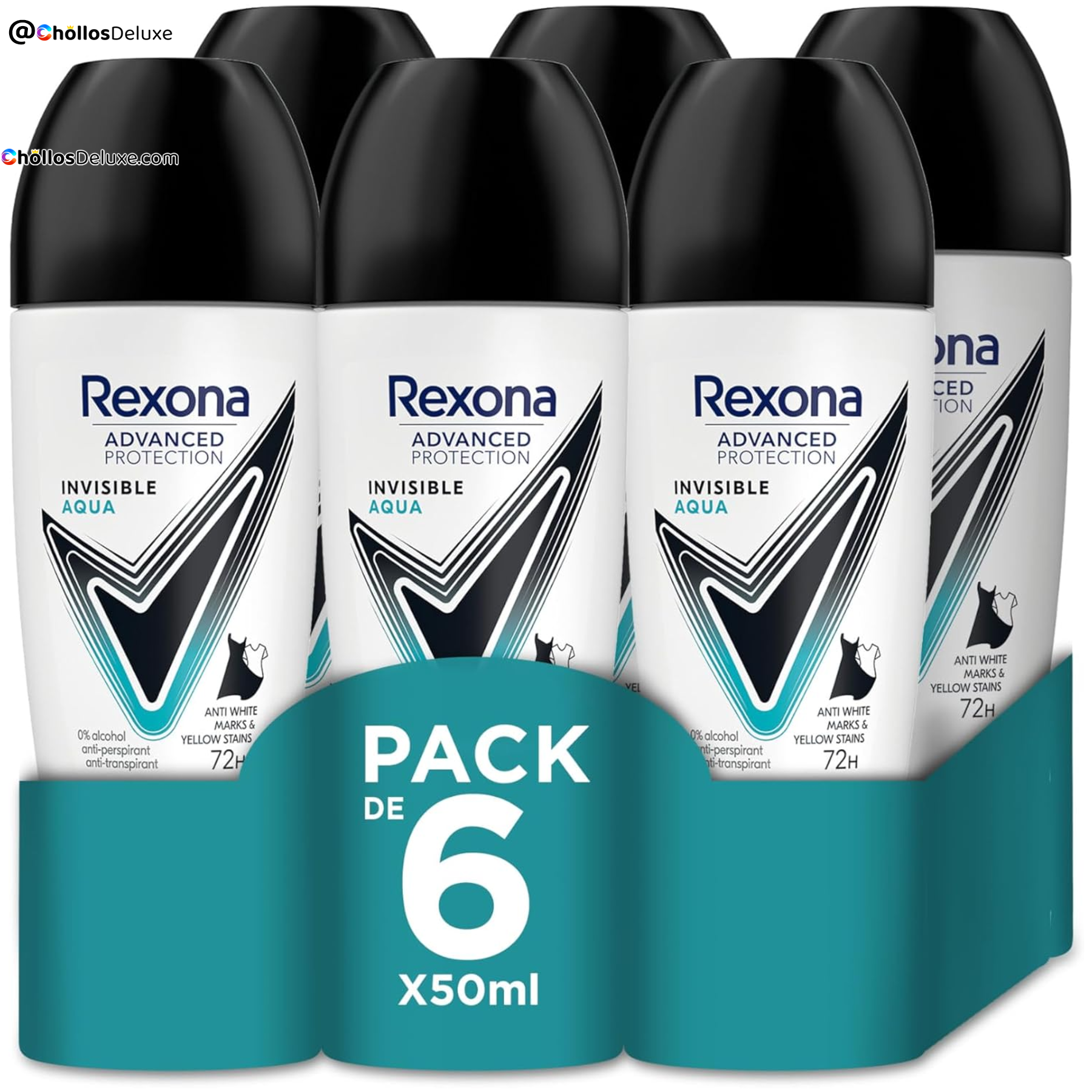 6x Rexona Advanced Protection Roll-On 50ml