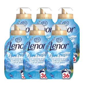6x Lenor Frescor Alpino Suavizante 504ml