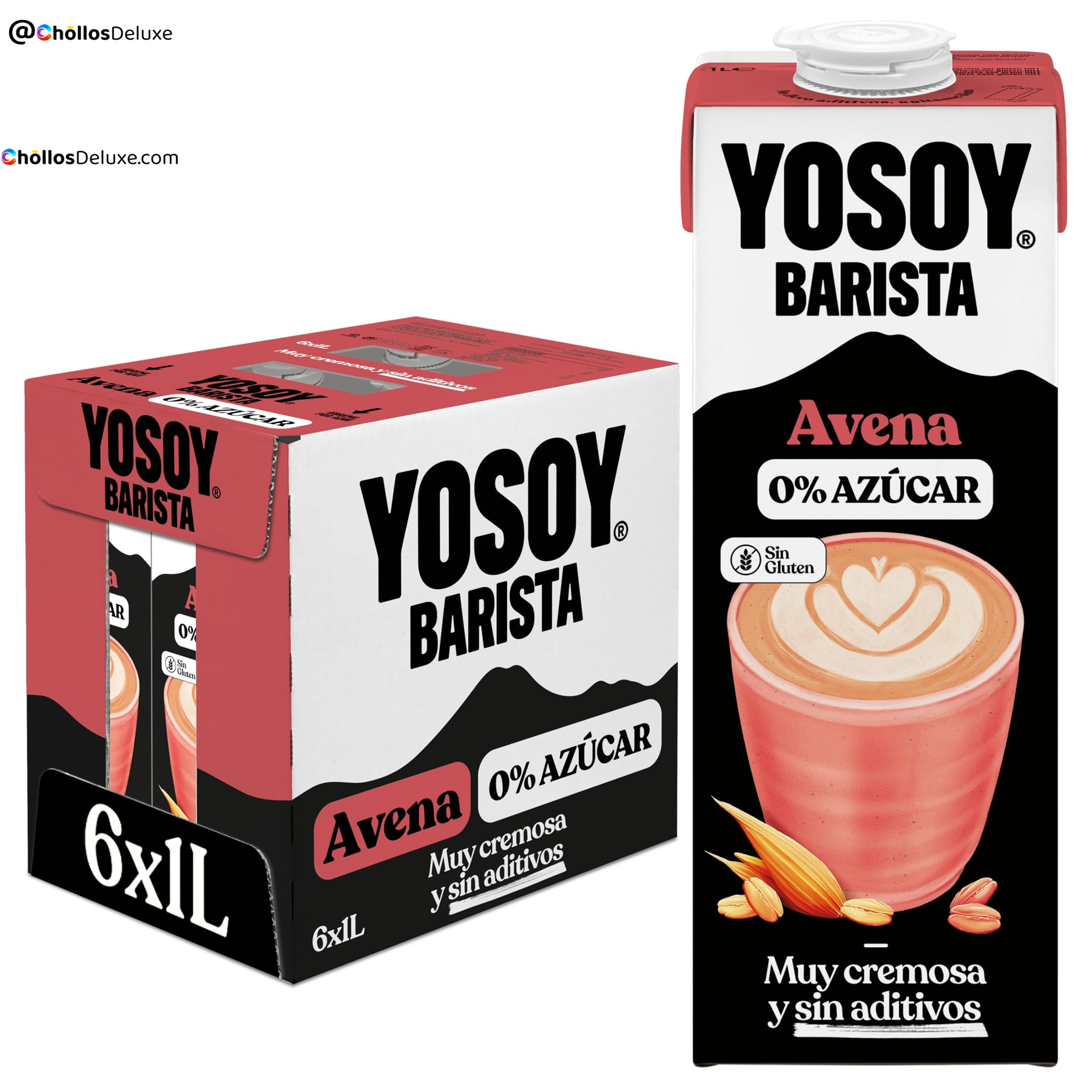 6x Yosoy Bebida de Avena Barista 1L