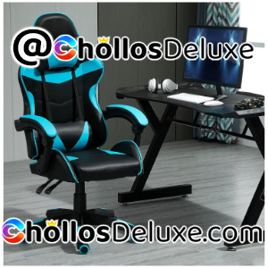 Silla Gaming Giratoria de Piel Sintética