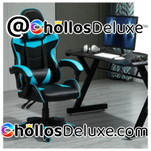 Silla Gaming Giratoria de Piel Sintética
