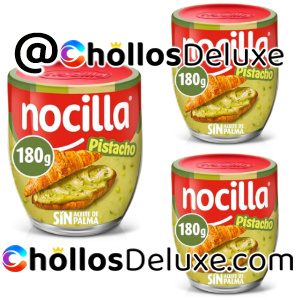 3x Nocilla Pistacho Crema de Cacao 180g