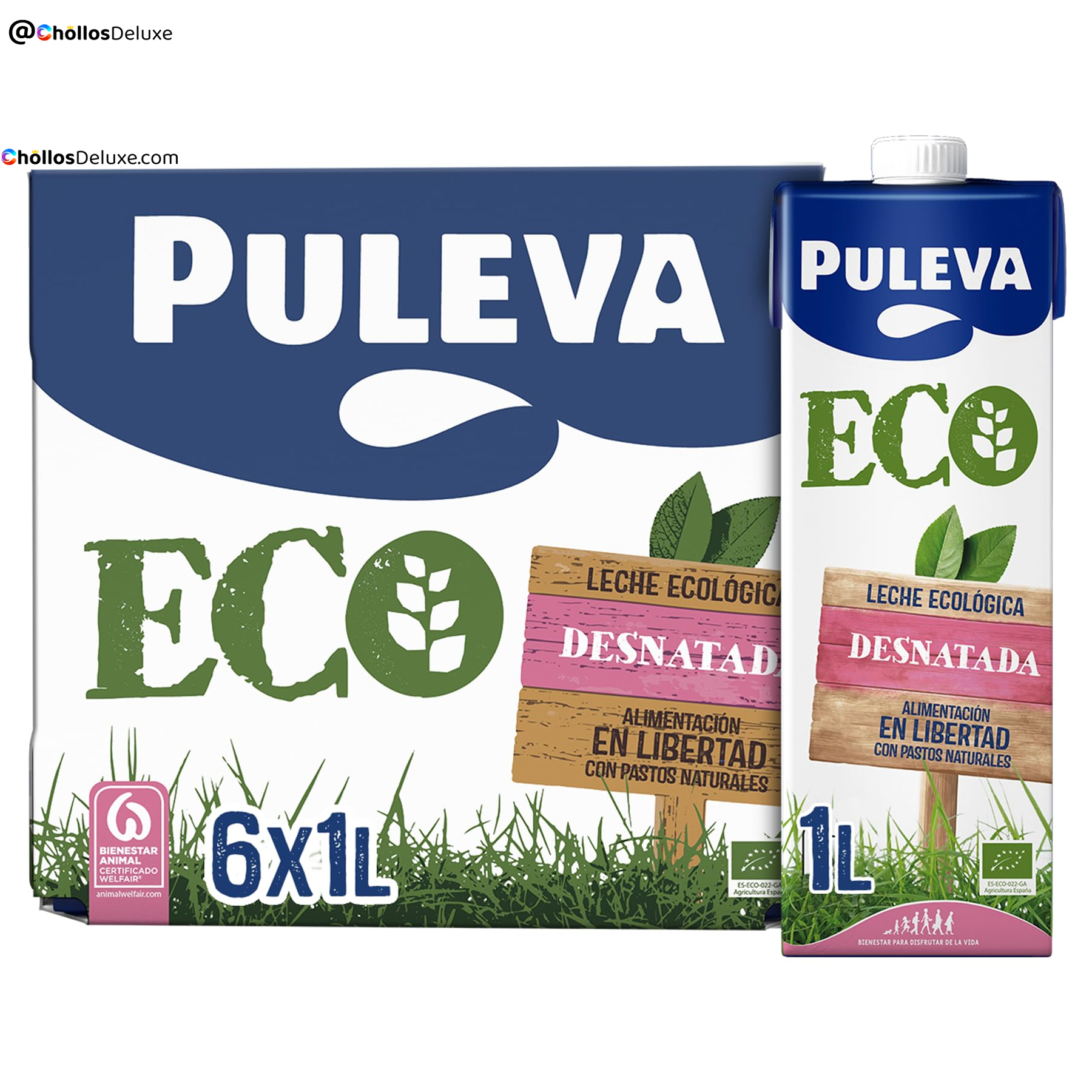 Puleva Leche Ecológica Desnatada 6L