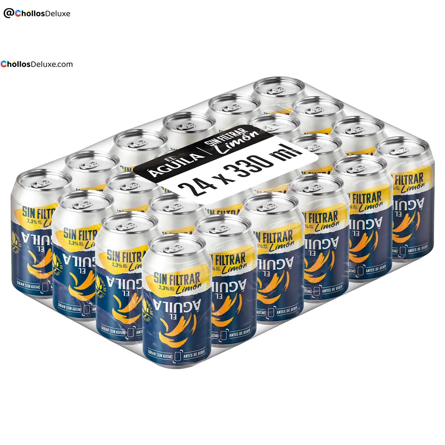 792x El Aguila Sin Filtrar Cerveza Limón 33cl