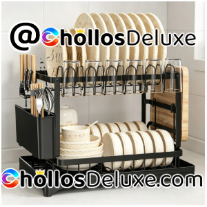 Escurridor de Platos 2 Niveles Acero