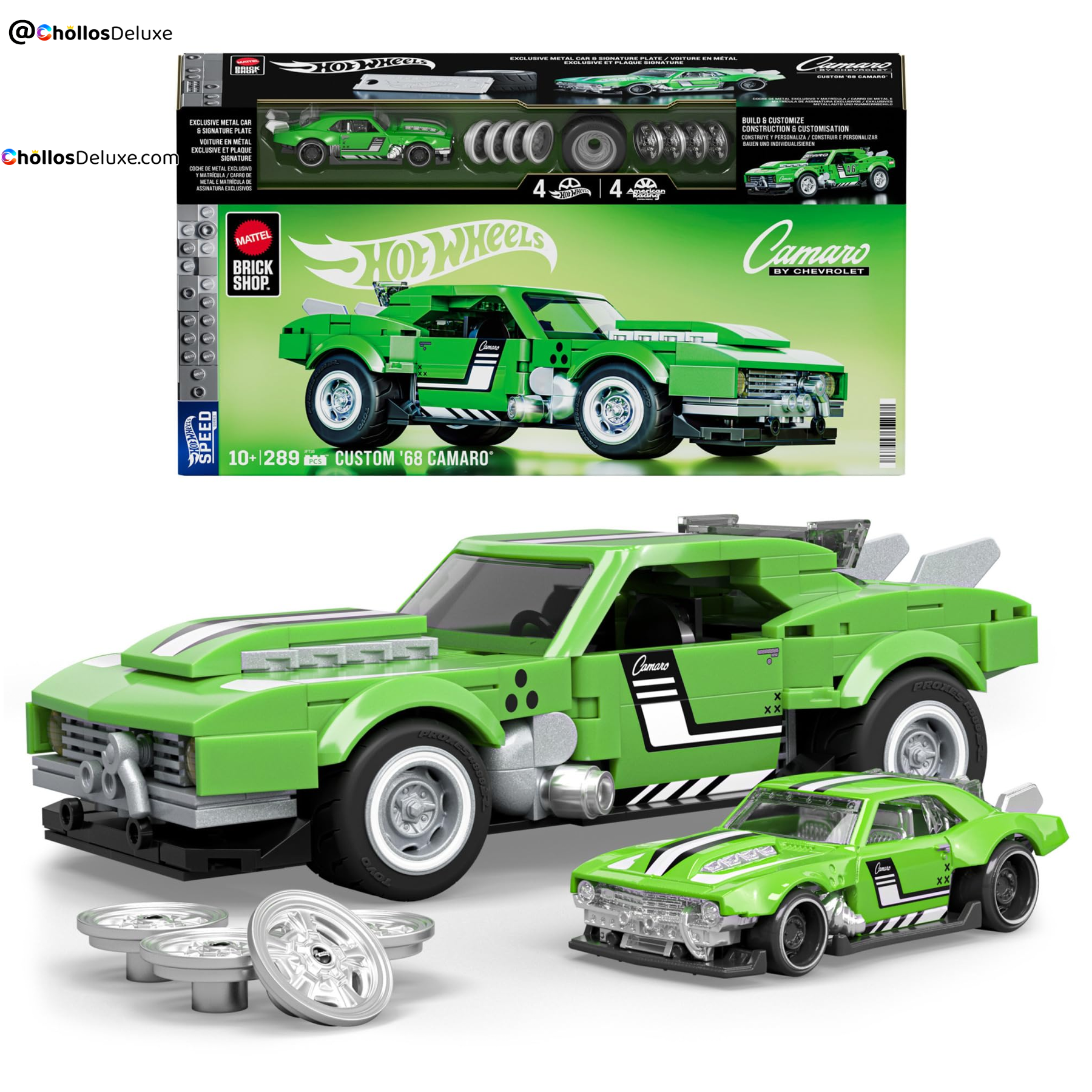 Mattel Custom '68 Camaro Set 289 Piezas
