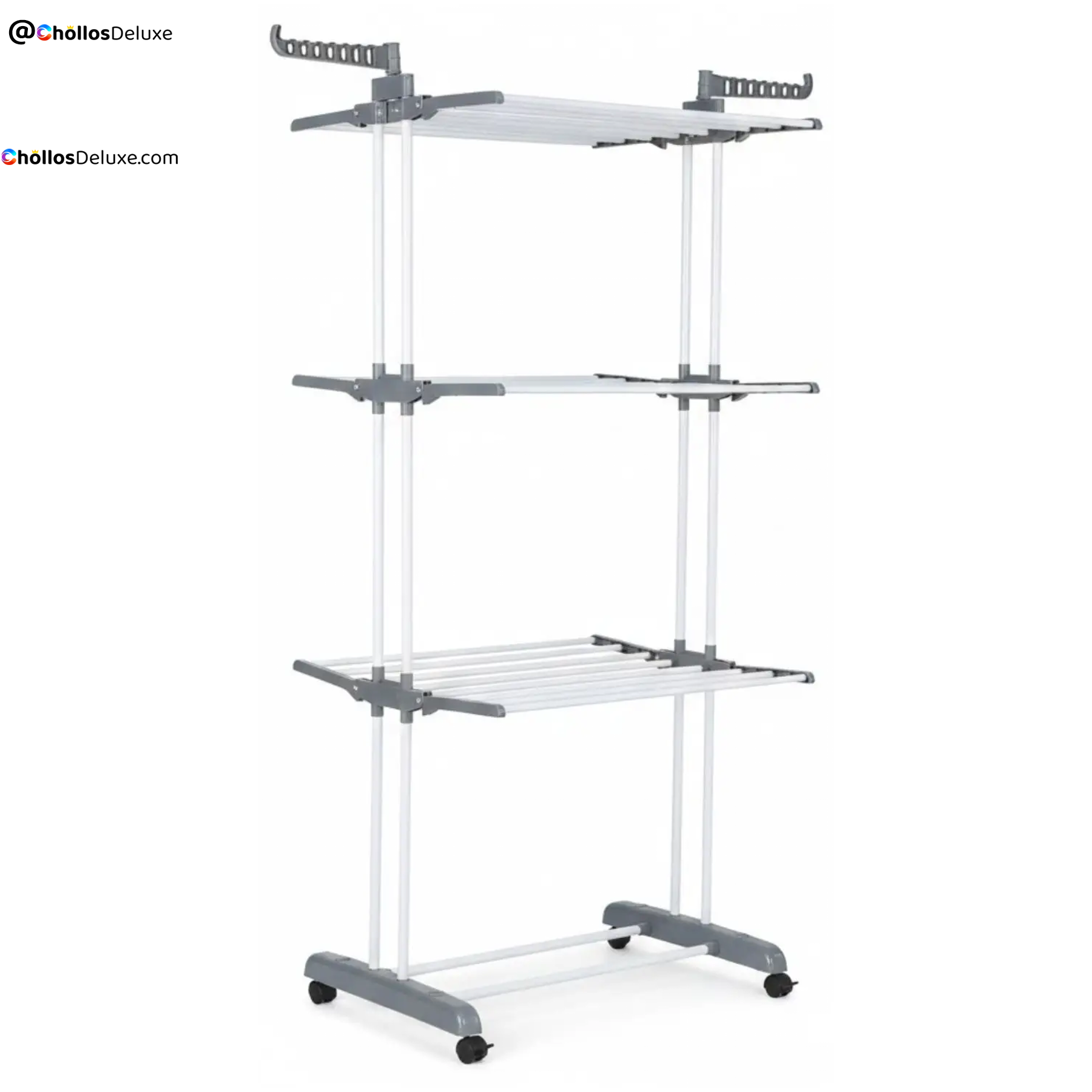 Tendedero Plegable 3 Niveles con Ruedas