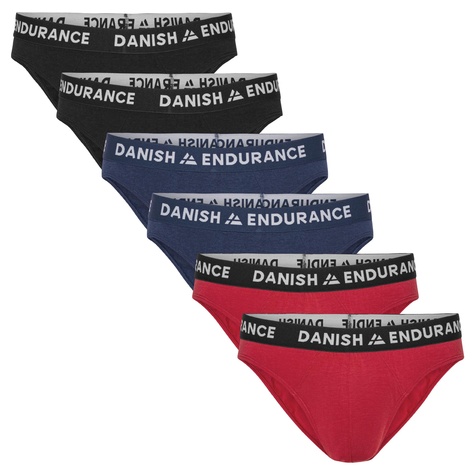 Danish Endurance Slip Bambú Pack de 6