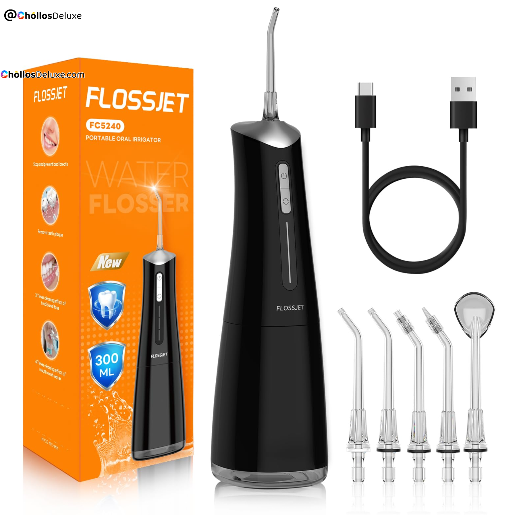 Irrigador Dental Inalámbrico 4 Modos