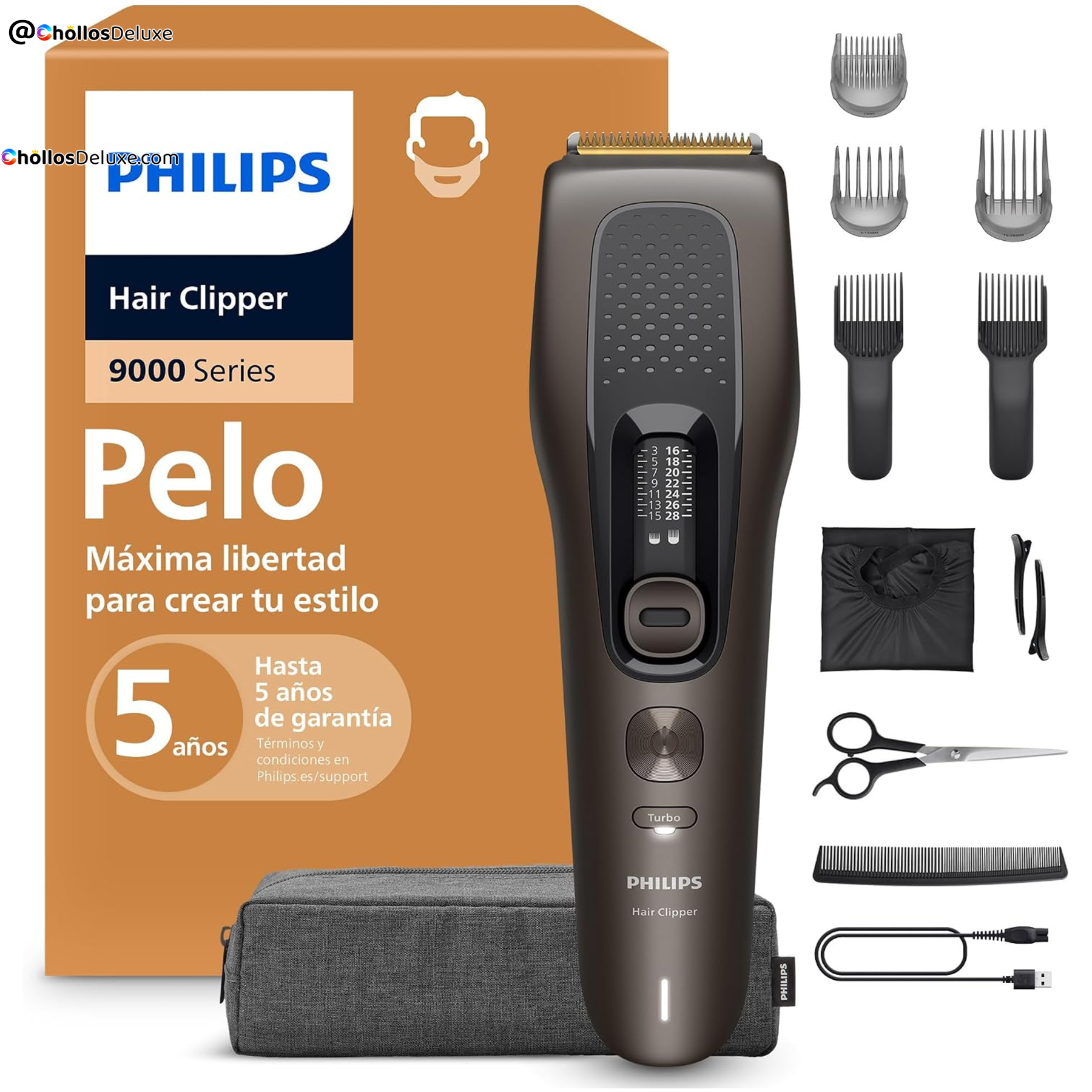 Philips Serie 9000 Cortapelos Kit 4 Piezas