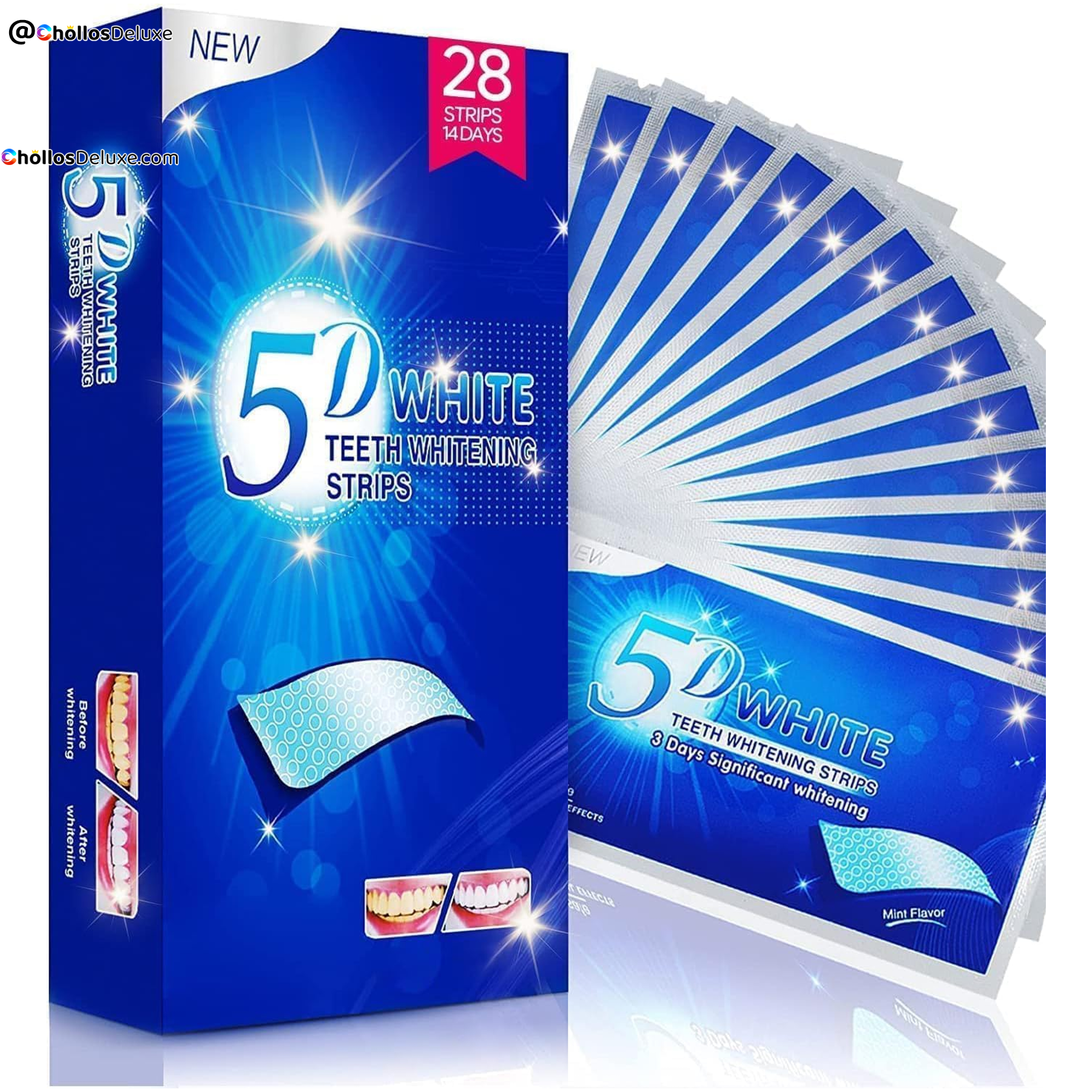 28 Tiras Blanqueadoras 14 Tratamientos