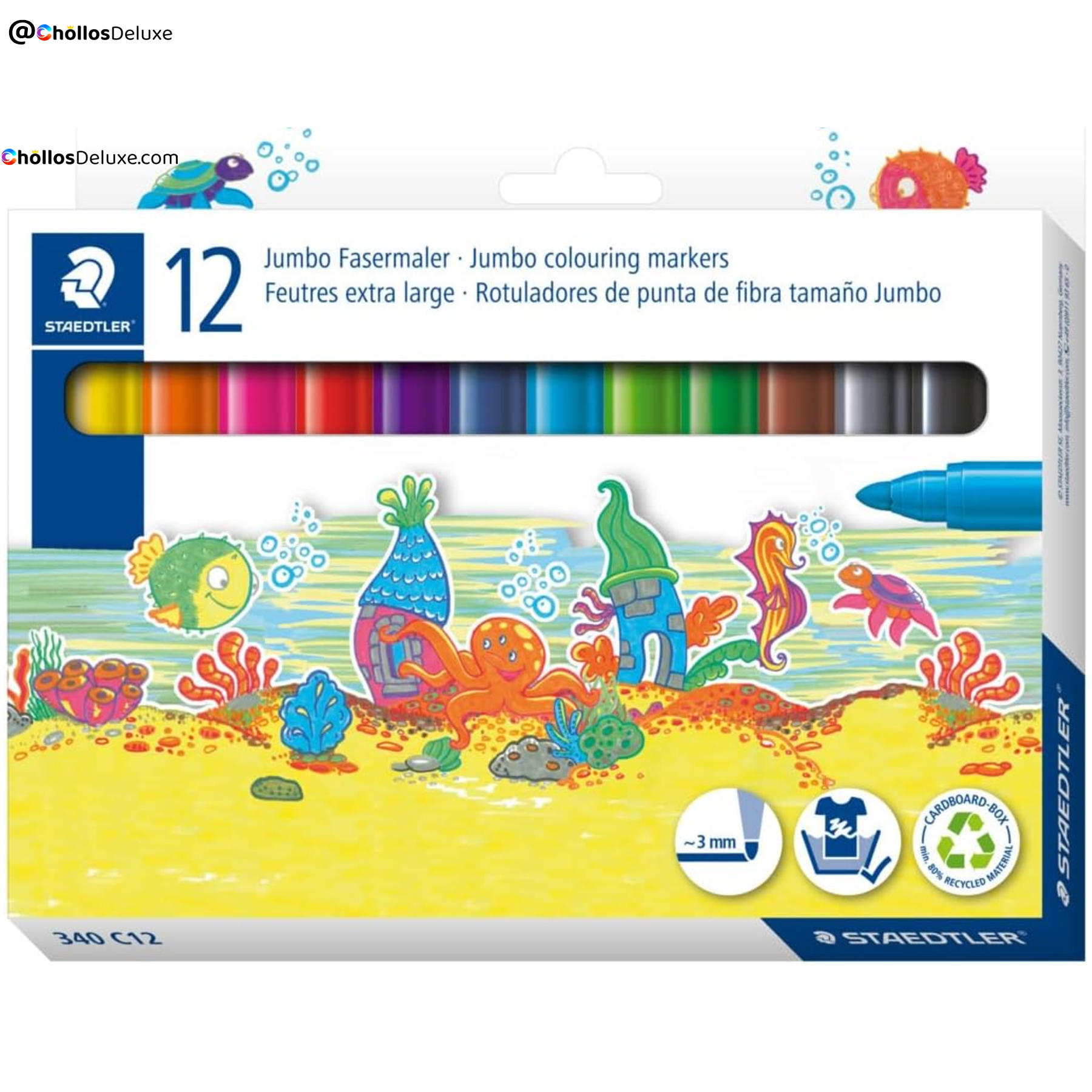 Staedtler Noris 340 Rotuladores 12 Unidades