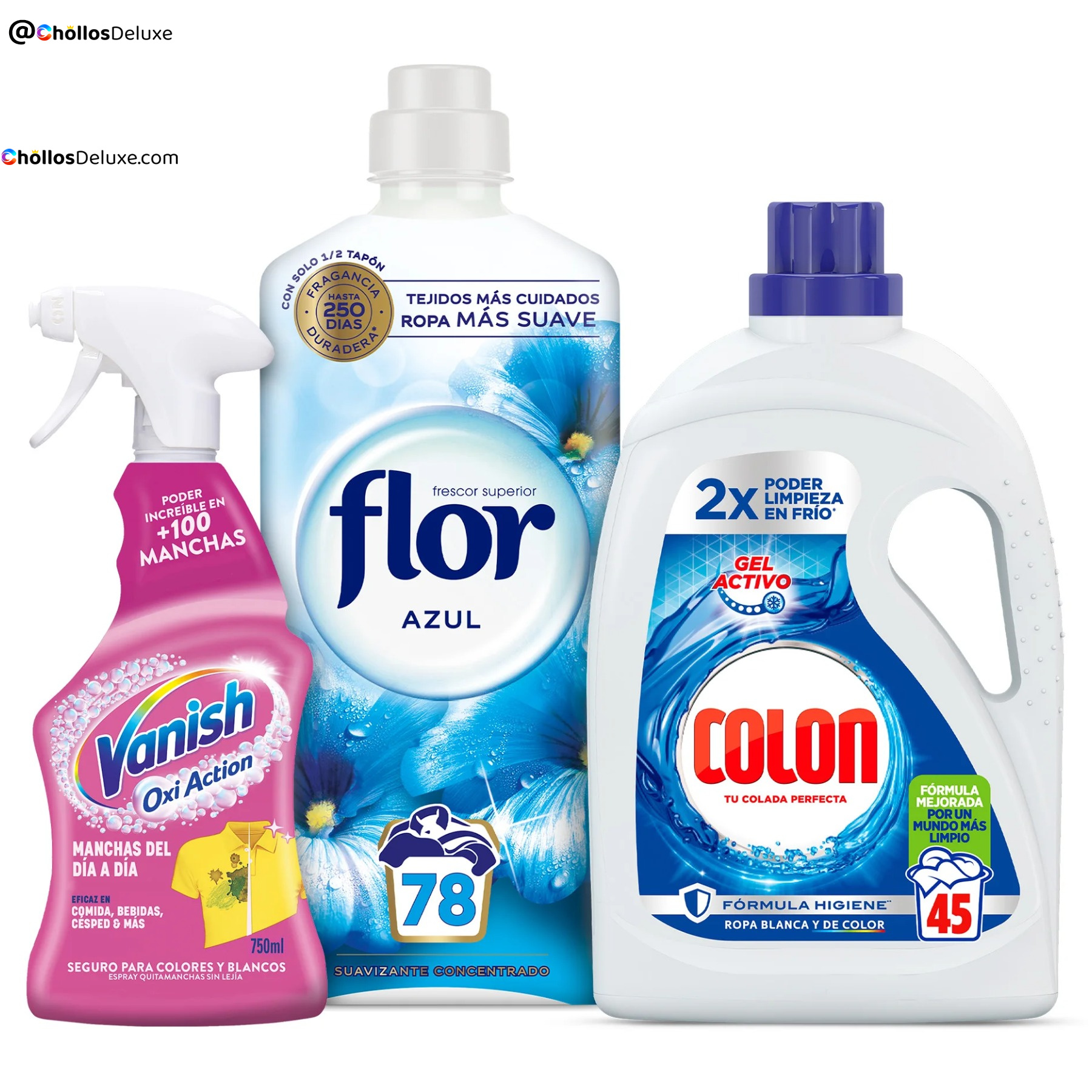 Colon Gel +Flor Suavizante +Vanish Spray