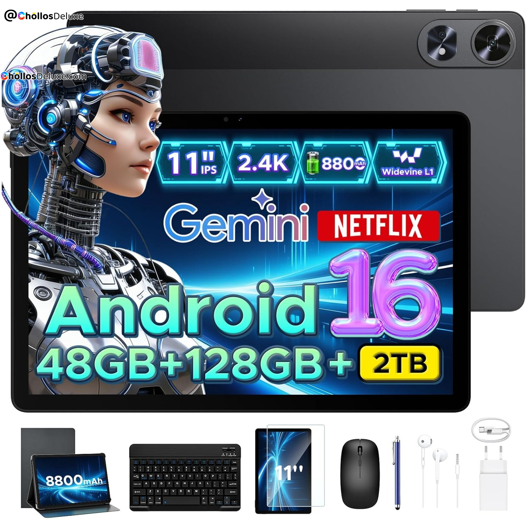 P11 Pro Tablet 11" 2.4K 90Hz 128GB
