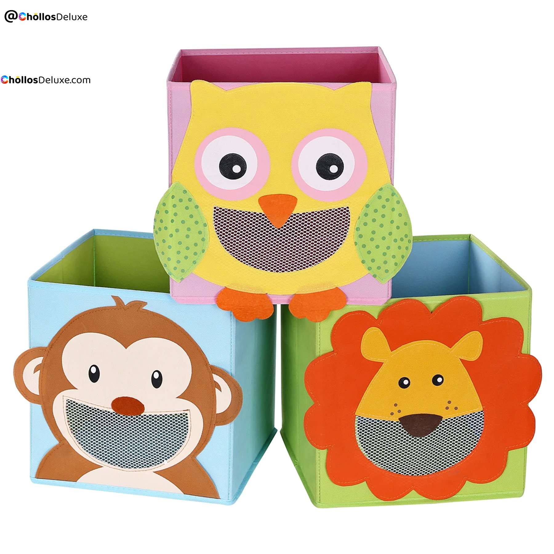 Songmics Cajas de Almacenamiento Infantil 27cm