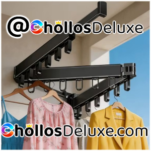 Tendedero Retráctil de Pared Plegable