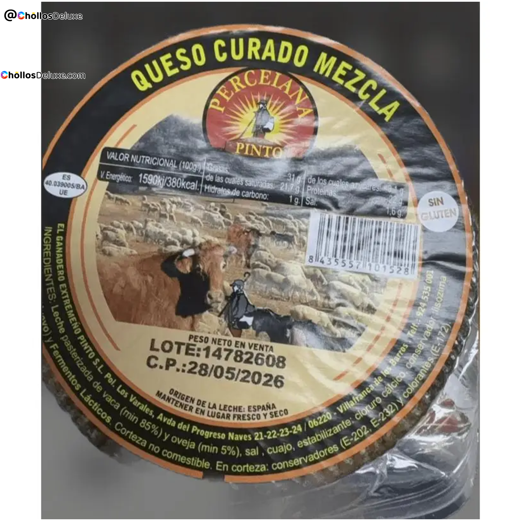 Queso Curado de Mezcla 850g