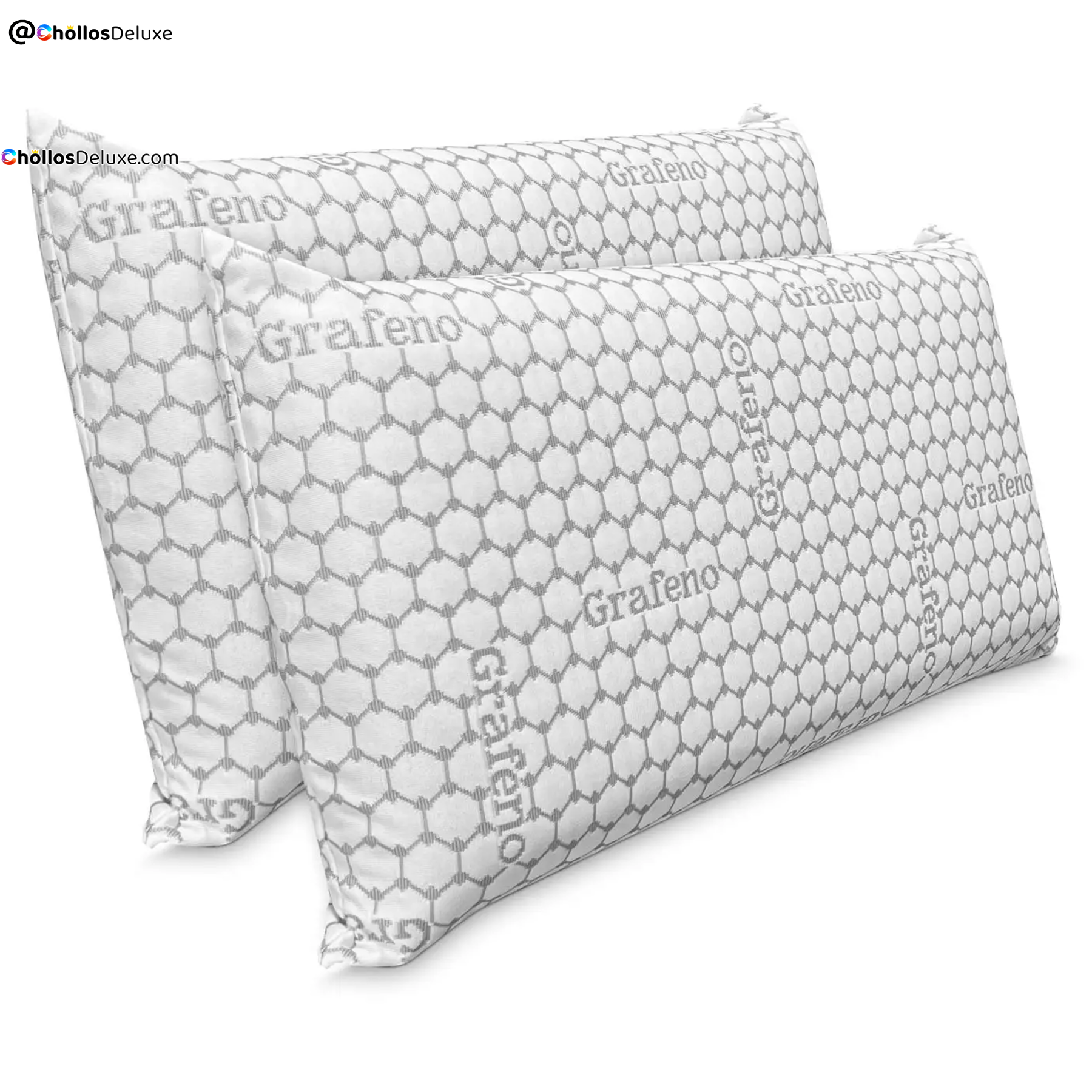 2x Somnia Descanso Almohada Visco Carbono 70cm