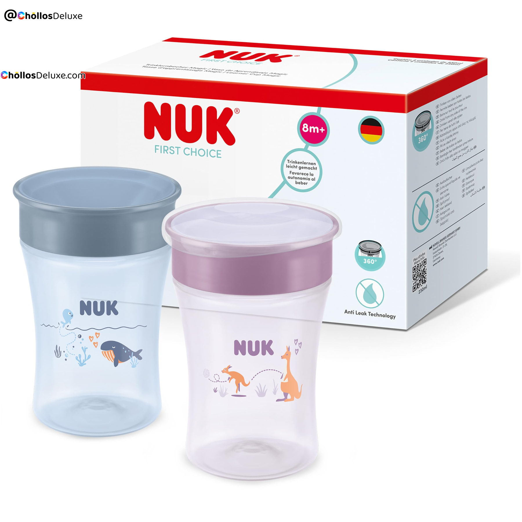 NUK Magic Cup Vaso Aprendizaje 2 Unidades