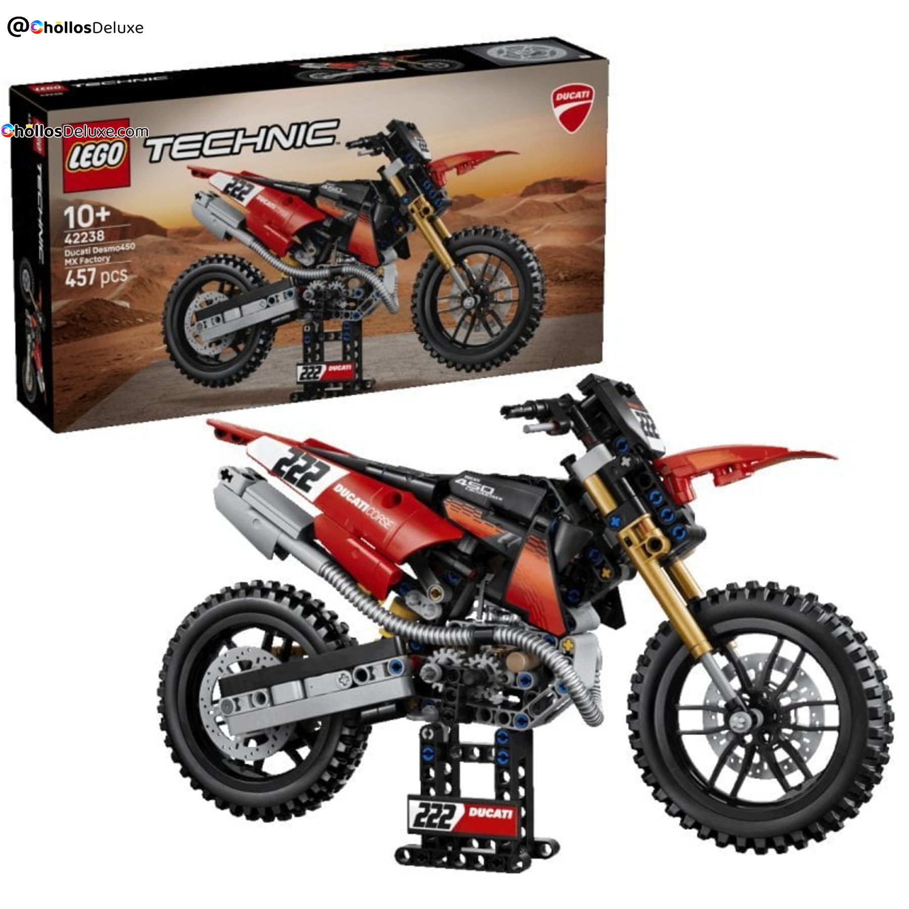 LEGO Technic Ducati Desmo450 MX Moto