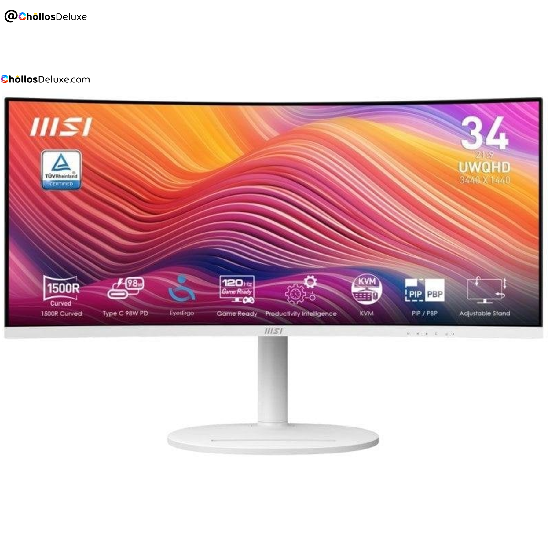 MSI Modern MD342CQPW Monitor 34" UWQHD 120Hz